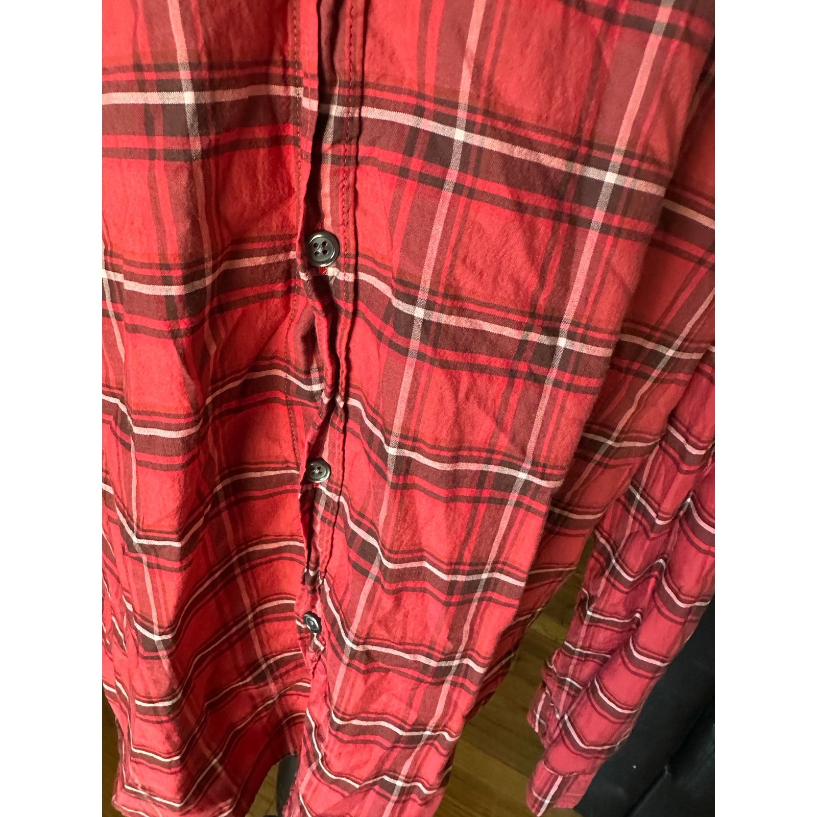 johnnie-O Johnnie- O Red Plaid Longsleeve Button Up Shirt Size US L / EU 52-54 / 3 - 3 Thumbnail
