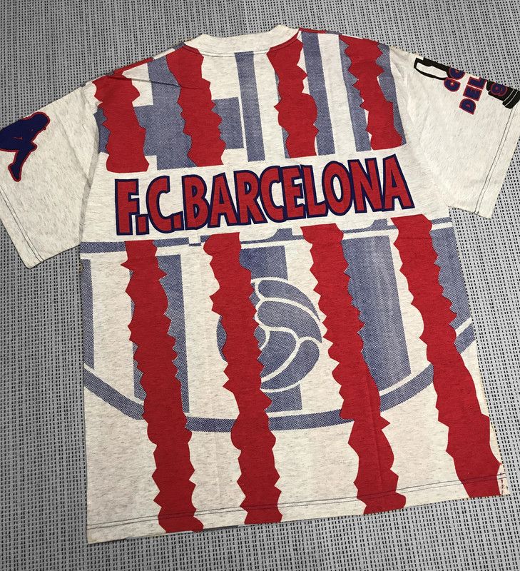 Other Vintage 90's Kappa AOP F.C Barcelona T-shirt (L) Size US M / EU 48-50 / 2 - 6 Thumbnail