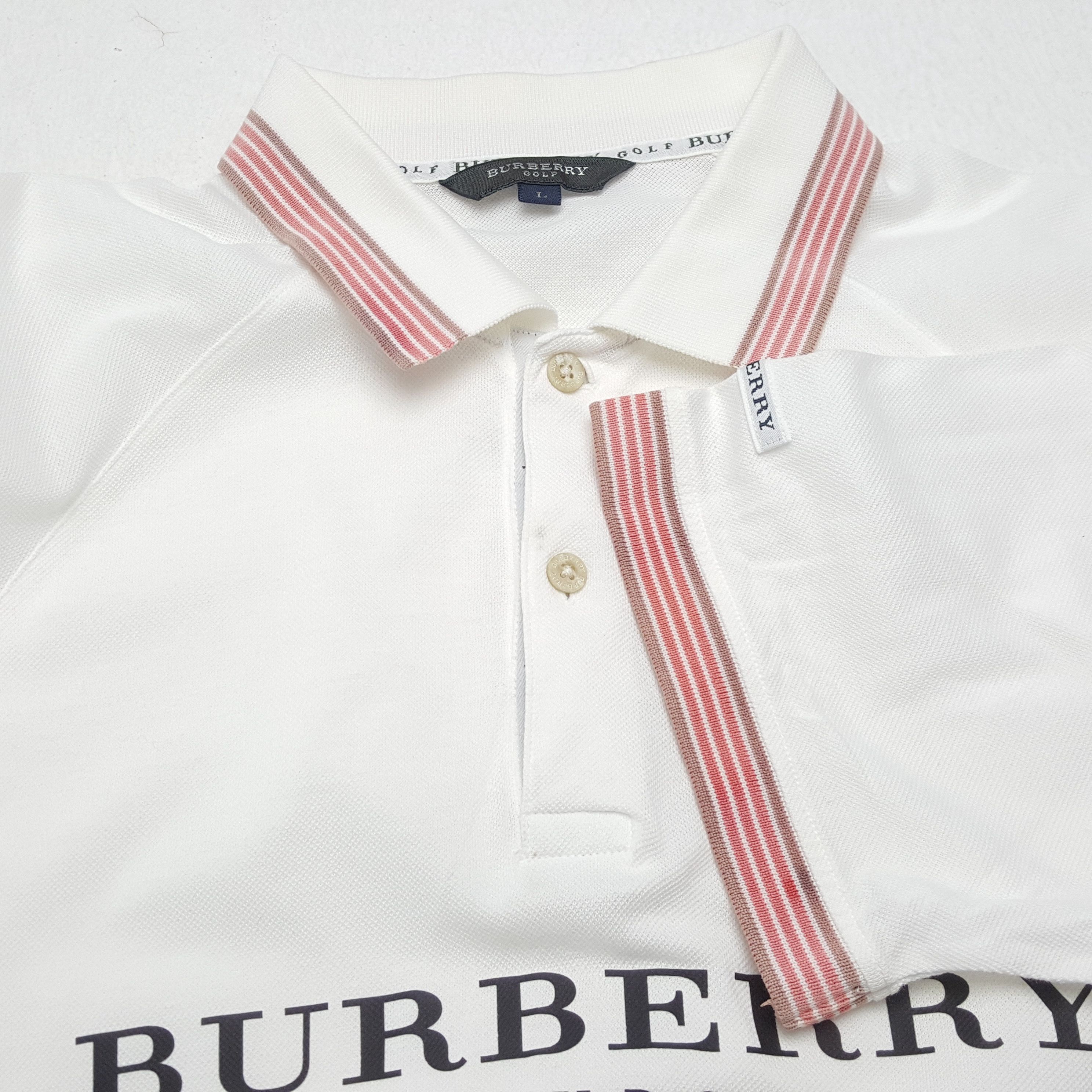 Burberry BUBRERRY Golf Luxury Brand Custom Art Casual Polos Size US L / EU 52-54 / 3 - 6 Thumbnail