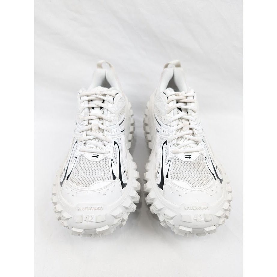 Balenciaga o1rshd1 Bouncer/Contrast Sneakers in Eggshell/Black Size US 9 / EU 42 - 16 Thumbnail