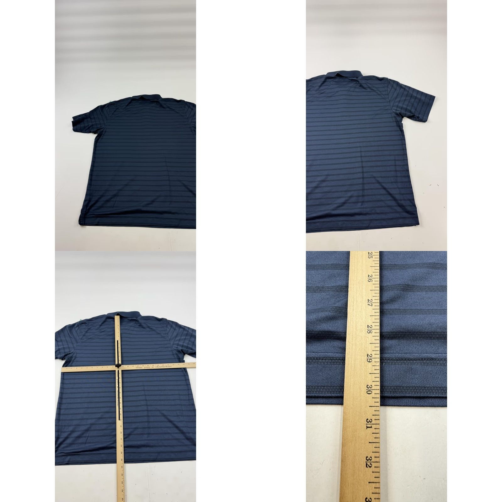 Cutter & Buck Cutter & Buck Polo Shirt Mens 2XL Blue CB DryTec LUXE Stripe Golf Performance Size US XXL / EU 58 / 5 - 8 Thumbnail