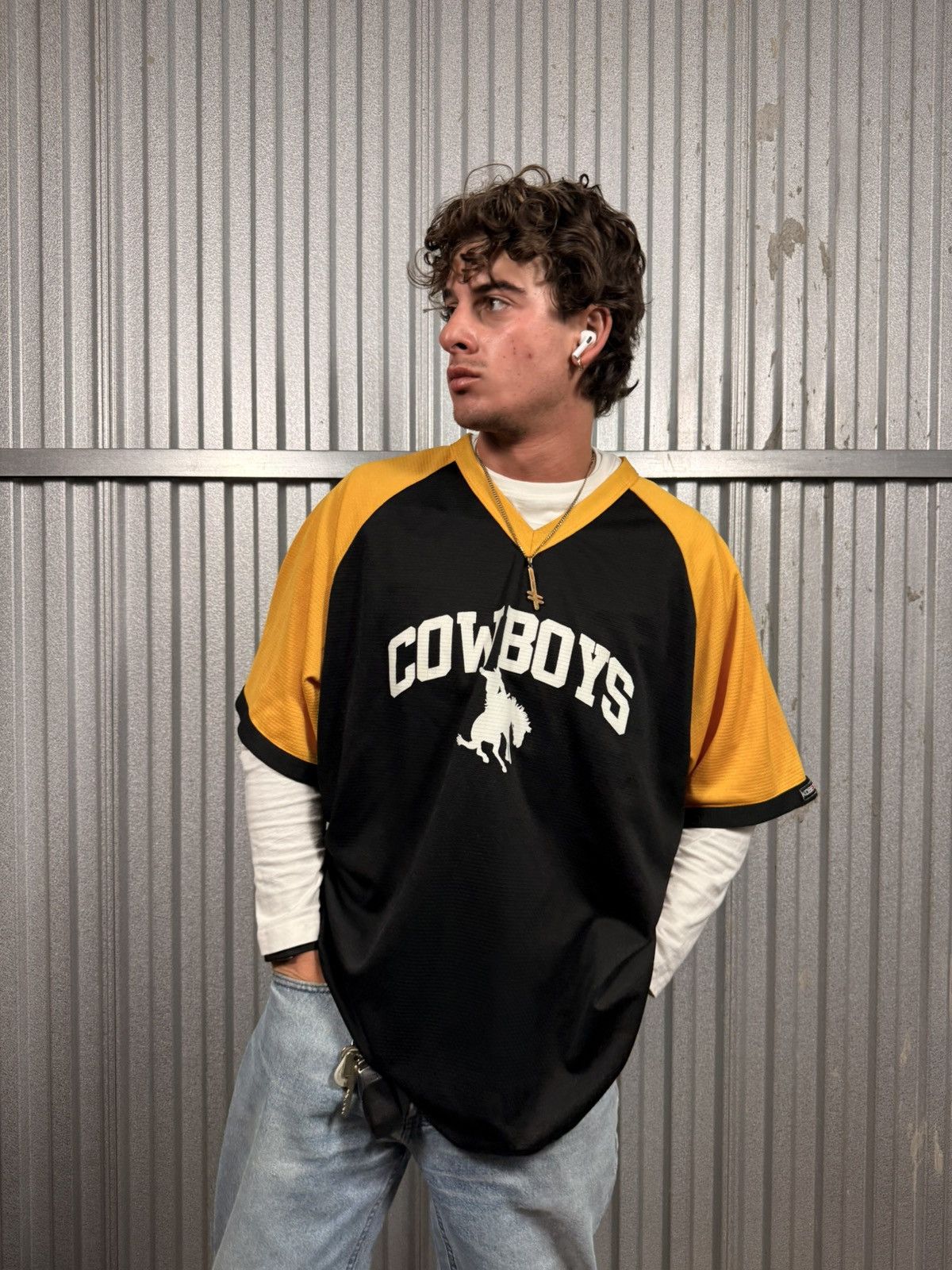 Other Vintage Wyoming Cowboys Western Wear Oversized Jersey Size US XXL / EU 58 / 5 - 1 Thumbnail