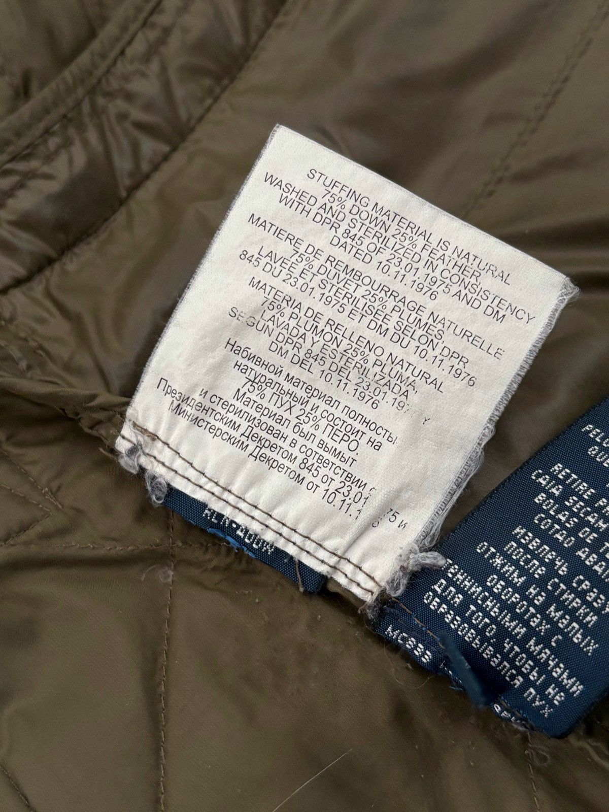 Ralph Lauren Ralph Lauren Olive Green Down & Feather Quilted Zip Jacket Size M / US 6-8 / IT 42-44 - 22 Thumbnail