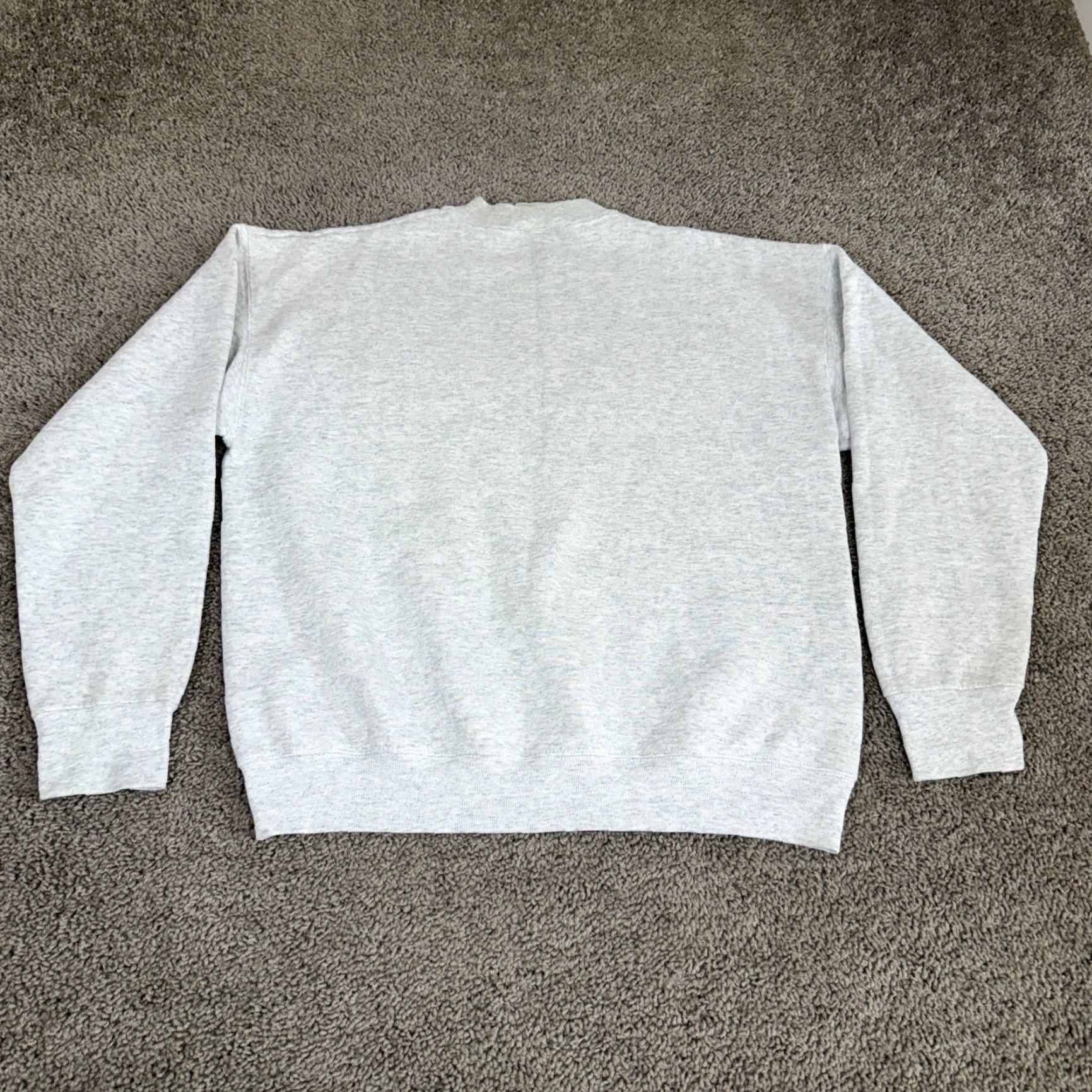 Fruit Of The Loom VINTAGE Southeast Seminoles Sweatshirt Mens XL Gray Cotton Polyester Fleece Embroidered Logo 90s 90s Sports Pullover Crew Neck Sweatshirt clue Size US XL / EU 56 / 4 - 6 Thumbnail
