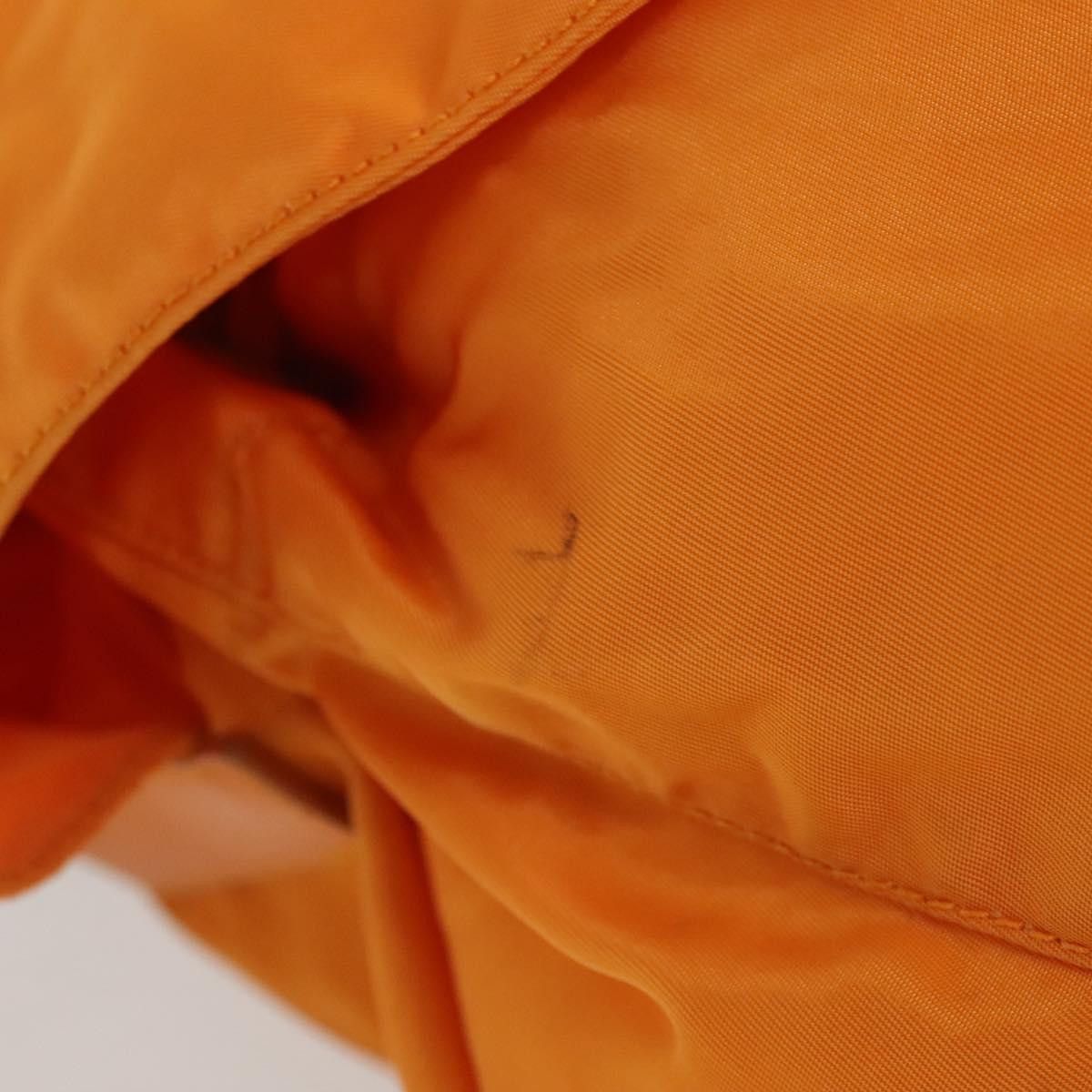 Prada PRADA Backpack Nylon Orange Silver Size ONE SIZE - 6 Thumbnail