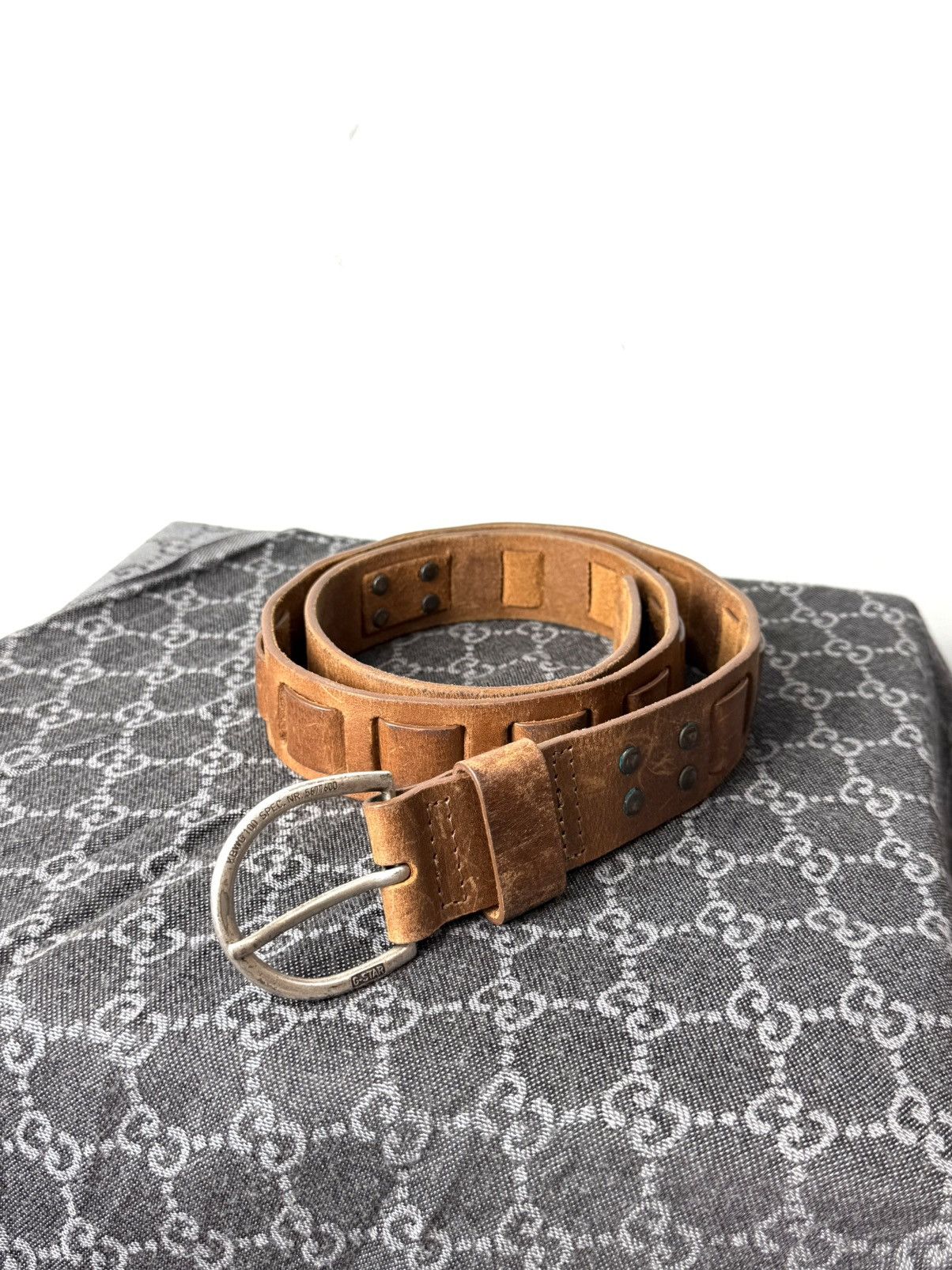 G-Star G Star Vintage Leather Belt Western Cowboy Texas Sendra Size ONE SIZE - 1 Thumbnail