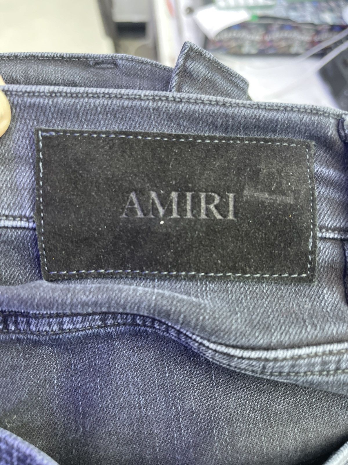 Amiri Amiri Hollywood jeans (black/red) Size US 29 - 9 Thumbnail