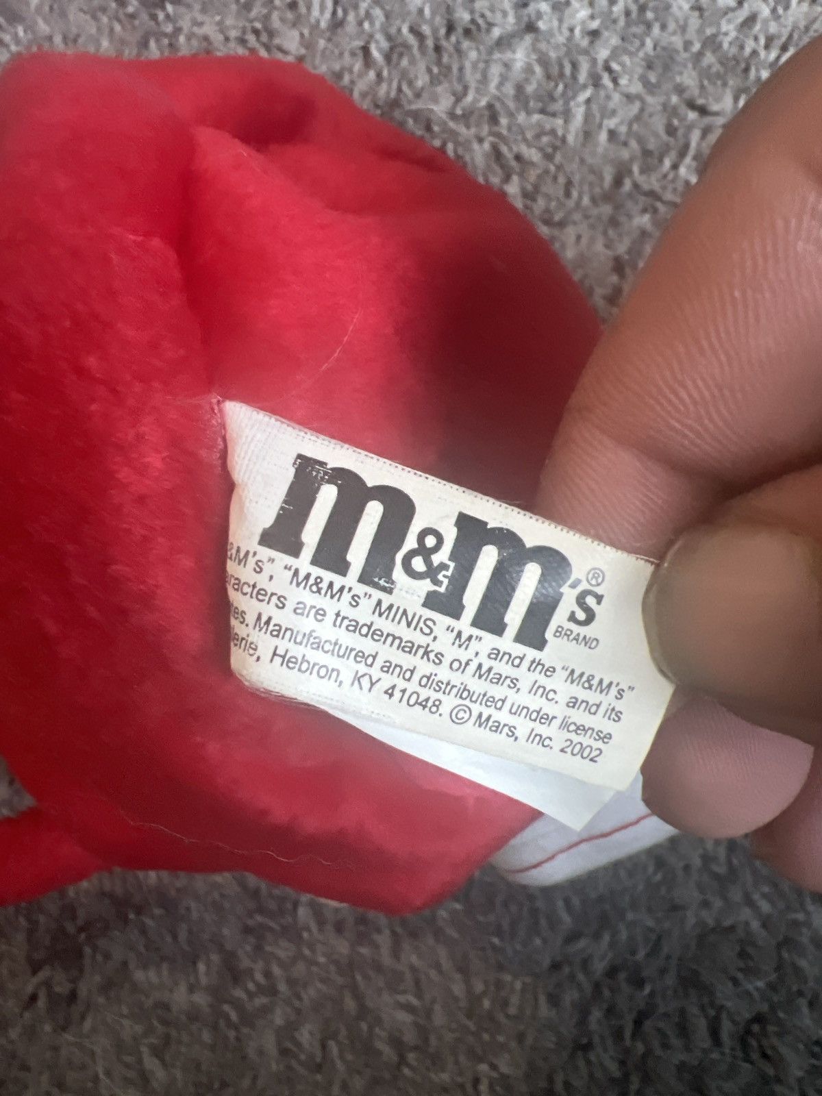 Vintage M&M’s Red Plush Bag Size ONE SIZE - 3 Thumbnail