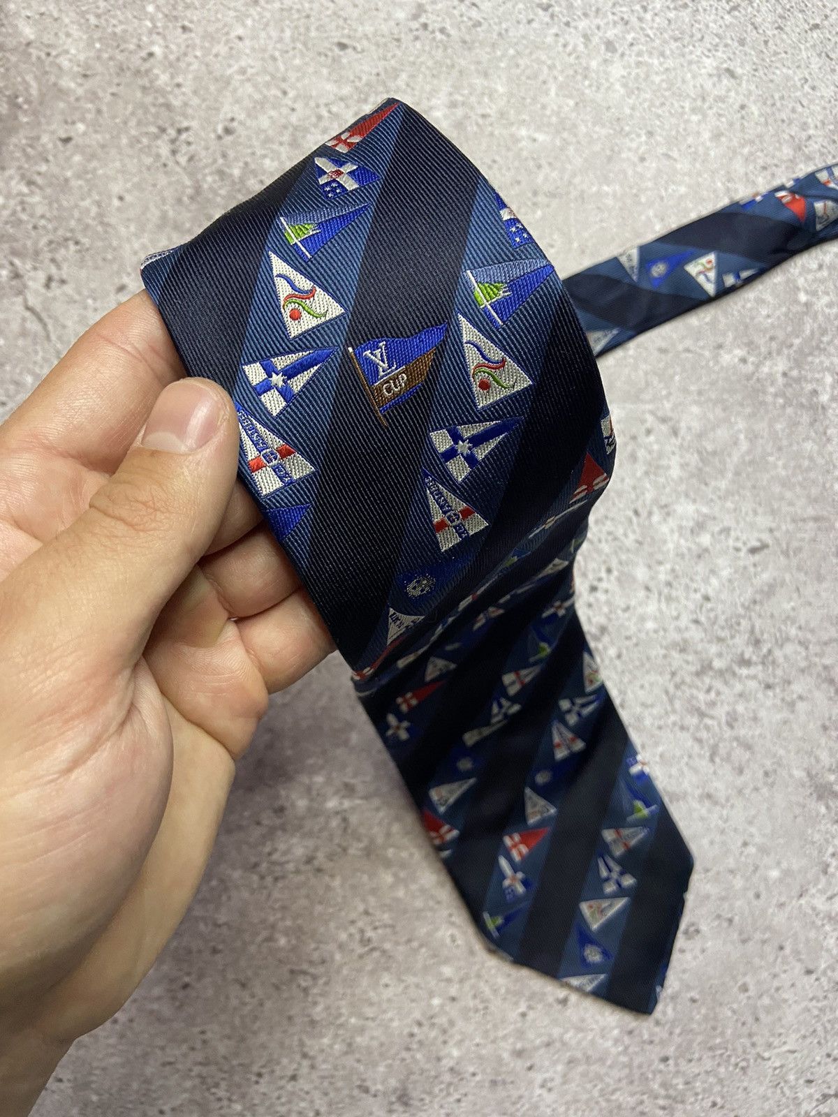Louis Vuitton Vintage Louis Vuitton Cup Silk Tie Size ONE SIZE - 3 Thumbnail