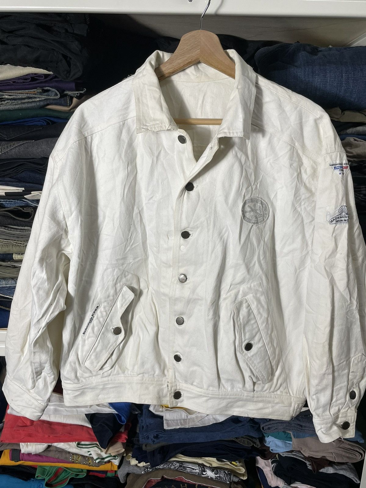 Designer × Mademoiselle Non Non × Vintage Vintage Mademoiselle Non Non PAPAS Jackets Size US M / EU 48-50 / 2 - 3 Thumbnail
