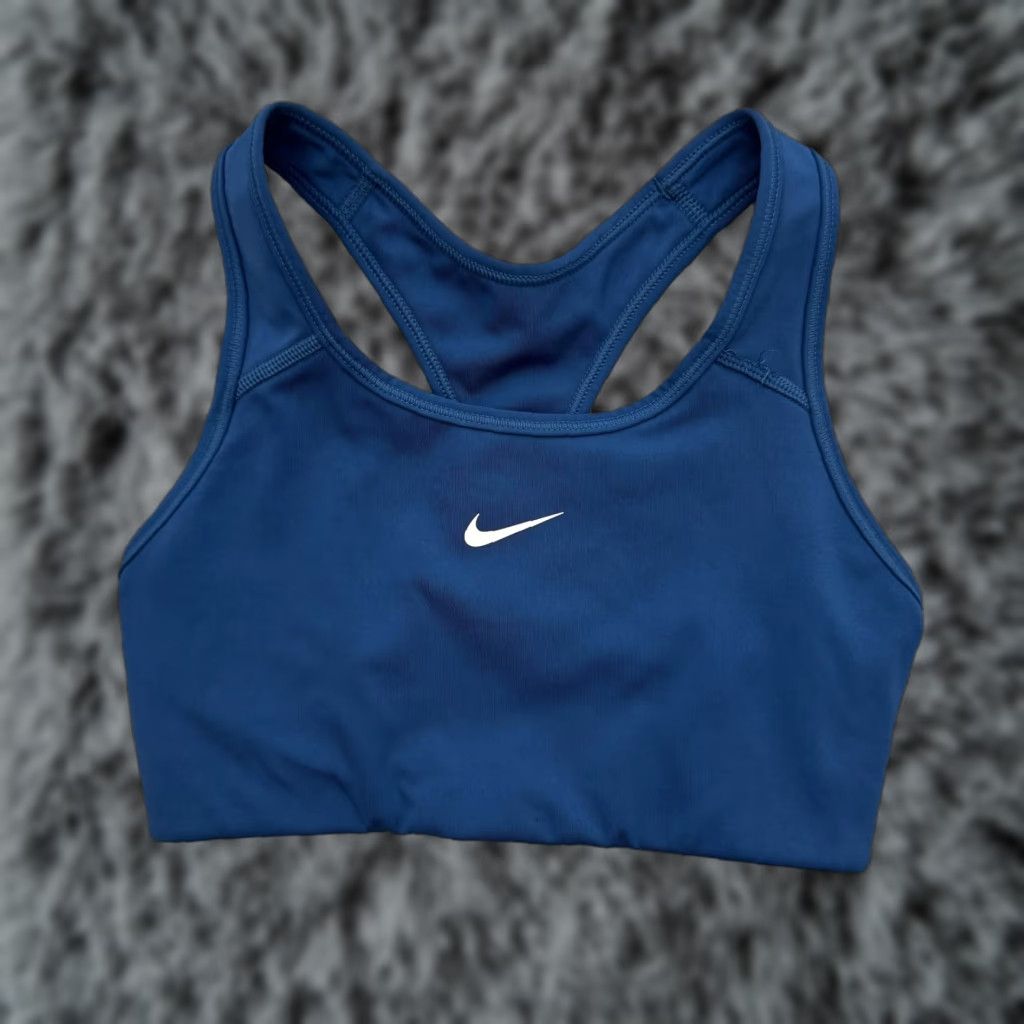 Nike Nike Sports Bra Womens XS Racerback Athletic Gym Dri-FIT BV3636-476 Blue Size ONE SIZE - 1 Thumbnail