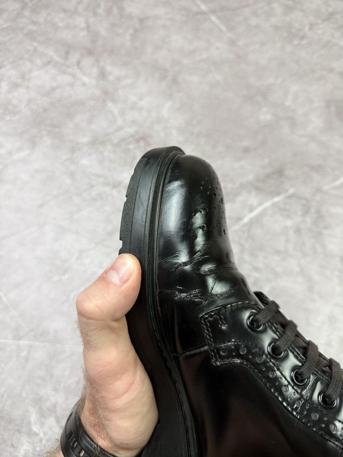 Prada Prada Leather Black Boots women size 36 Size US 6 / IT 36 - 5 Thumbnail