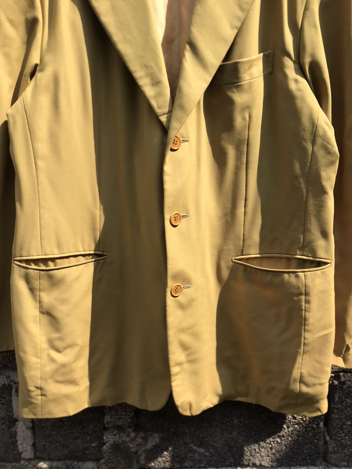 Pal Zileri × Vintage ⚡️Vintage Pal Zileri Italian Designer Wool Blazer Coat Size 52R - 3 Thumbnail