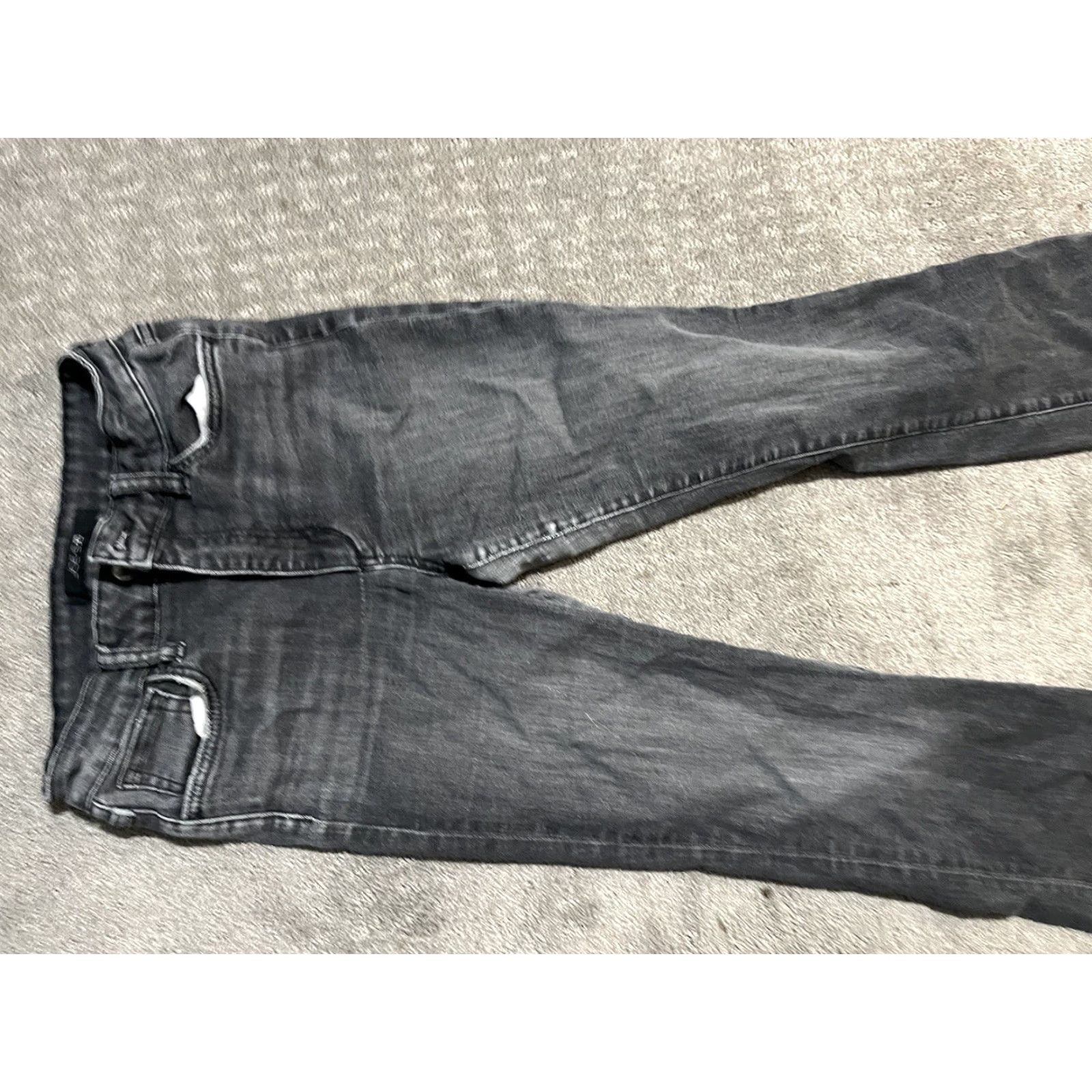 Vintage Joe's Jeans Women's Skinny Denim 27 Black Mid Rise Cotton Blend 5-Pocket Belt Loops Inseam 32 Vintage No Size 27" / US 4 / IT 40 - 5 Thumbnail