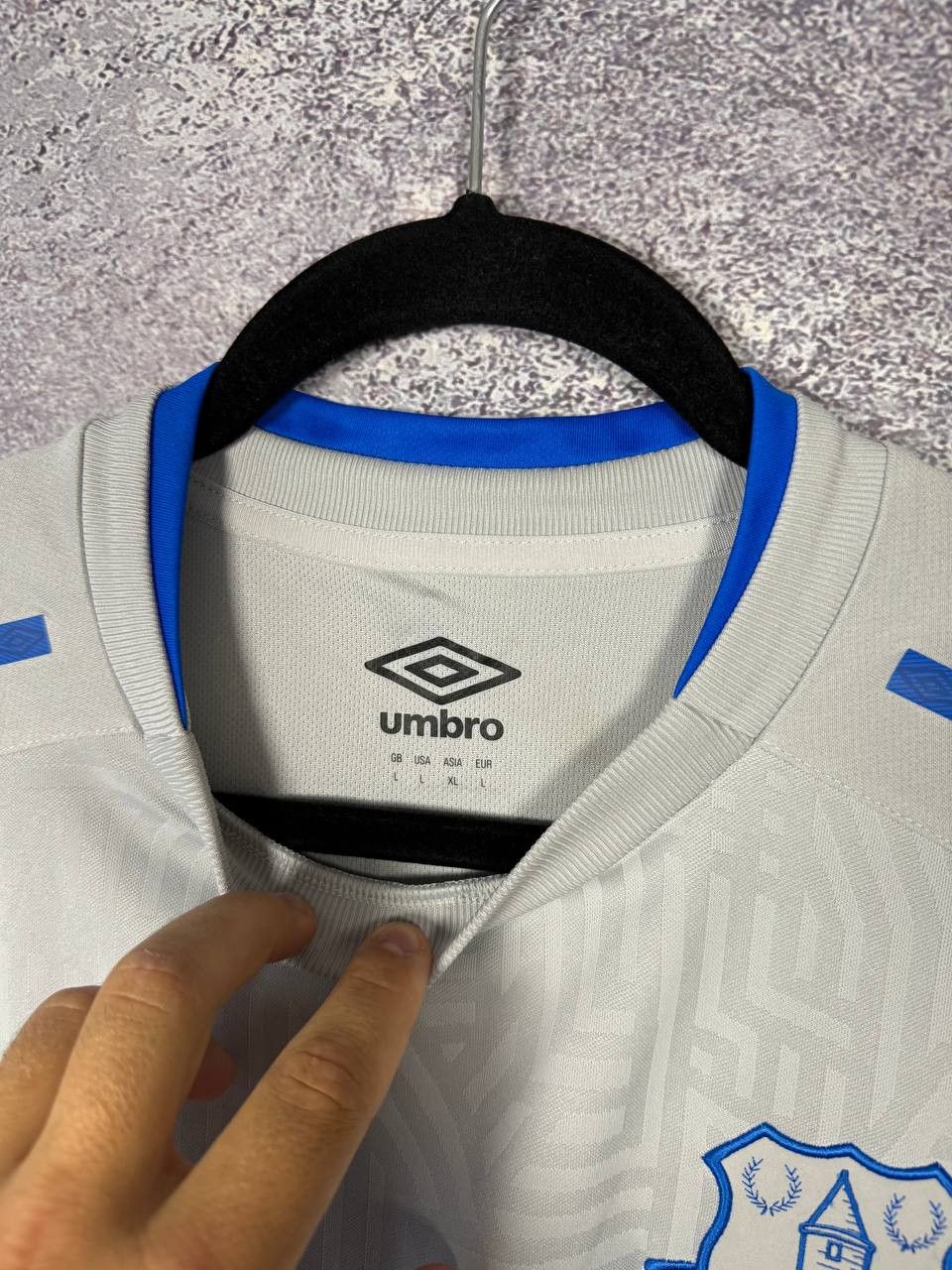 Umbro Vintage Everton 2017/18 Away Umbro Soccer Jersey Size US L / EU 52-54 / 3 - 7 Thumbnail