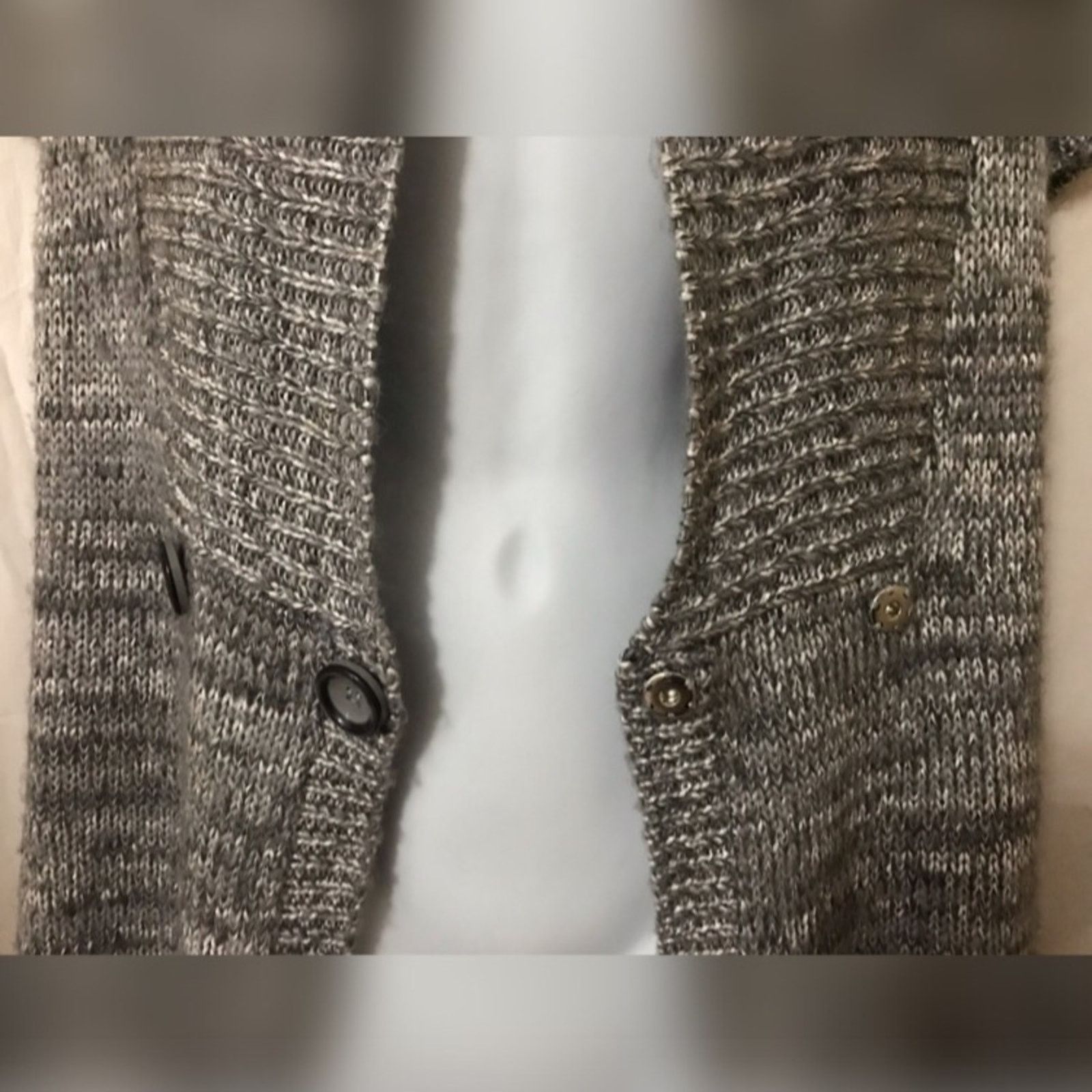 Other CATO Gray Career Short Sleeve Cardigan Sweater Size L / US 10 / IT 46 - 5 Thumbnail