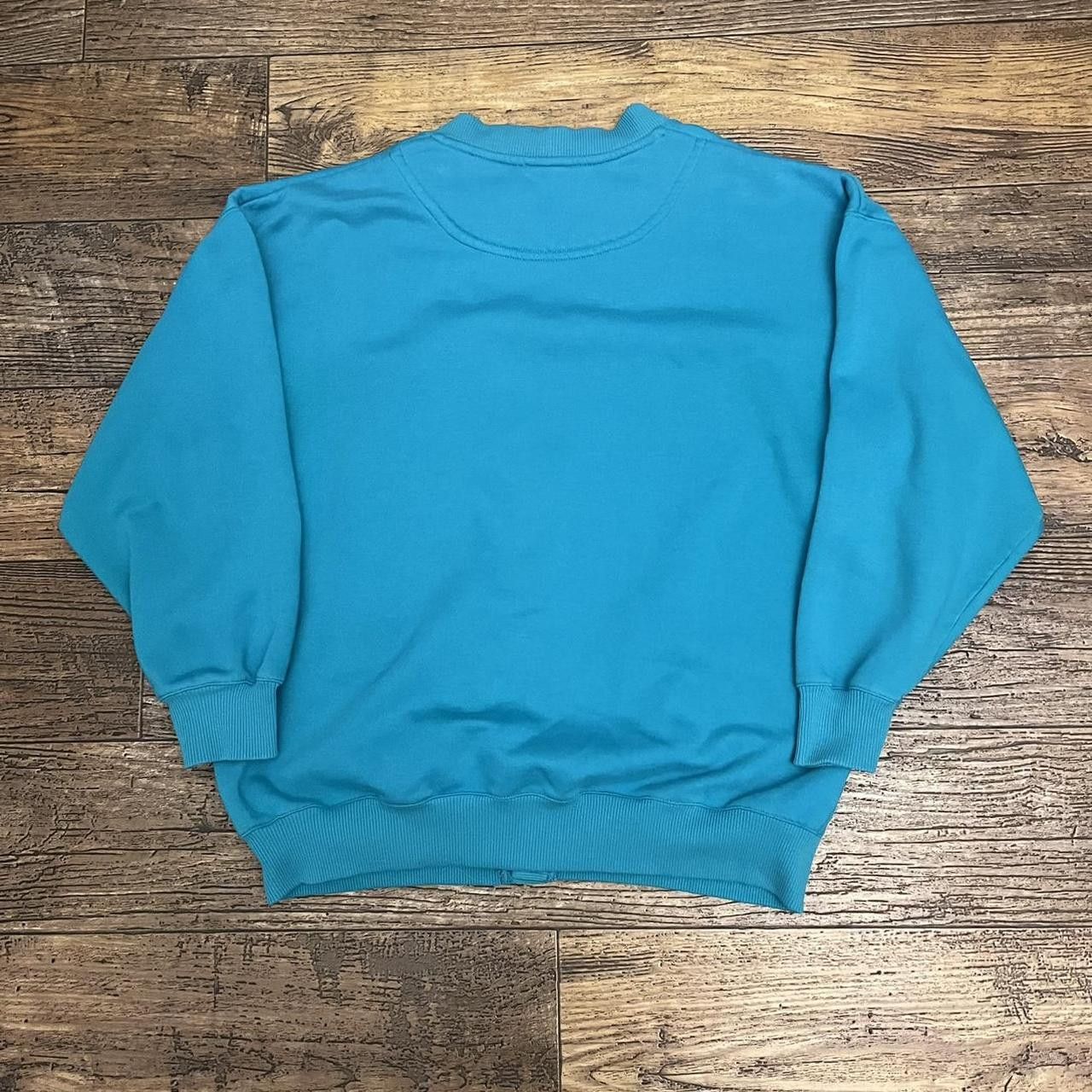 Vintage Vintage 90’s Turquoise Cardigan Size US M / EU 48-50 / 2 - 2 Thumbnail
