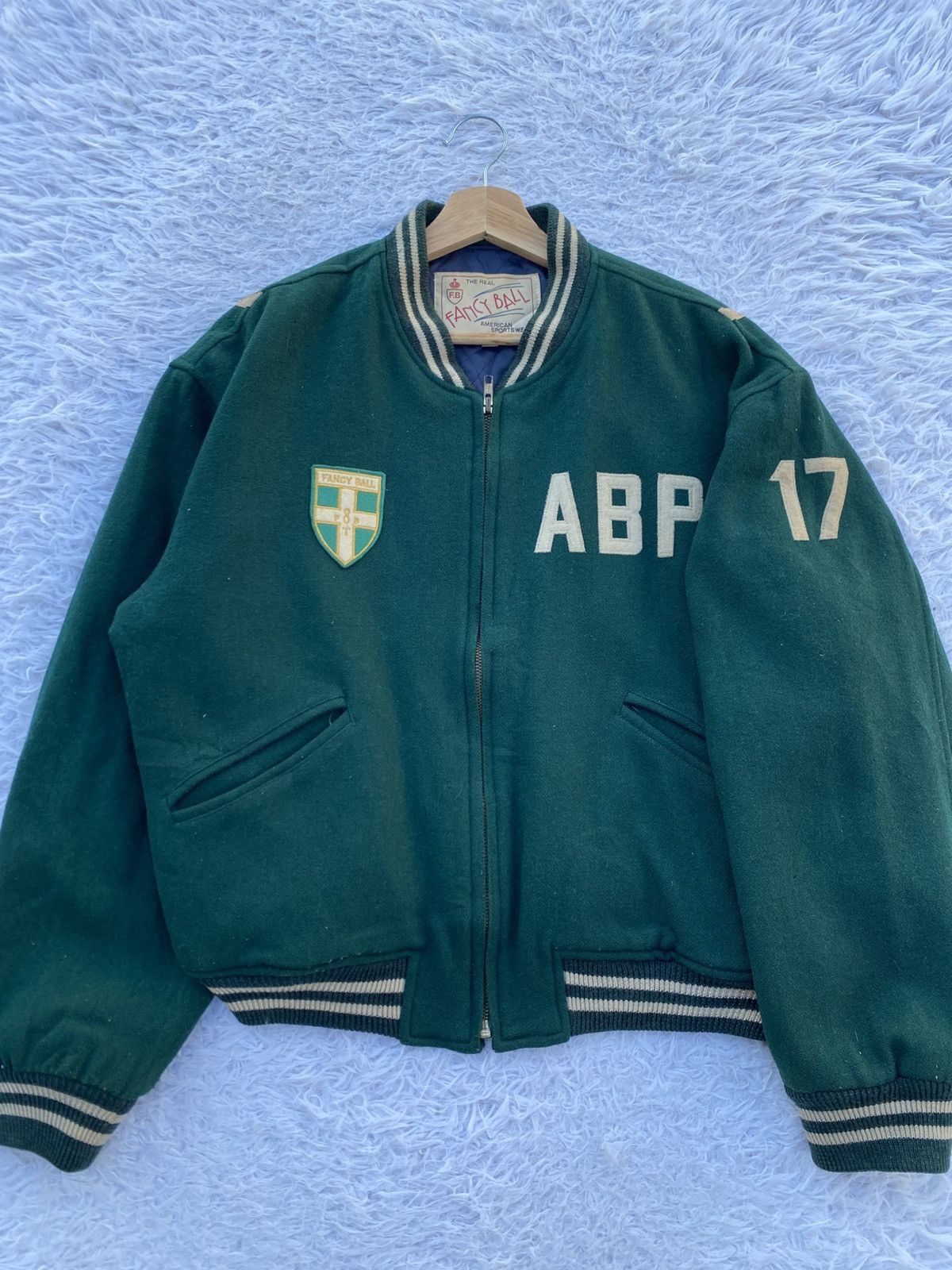 Vintage Vtg The Real Fancy Ball American Sportwear Varsity Jacket Size US L / EU 52-54 / 3 - 4 Thumbnail