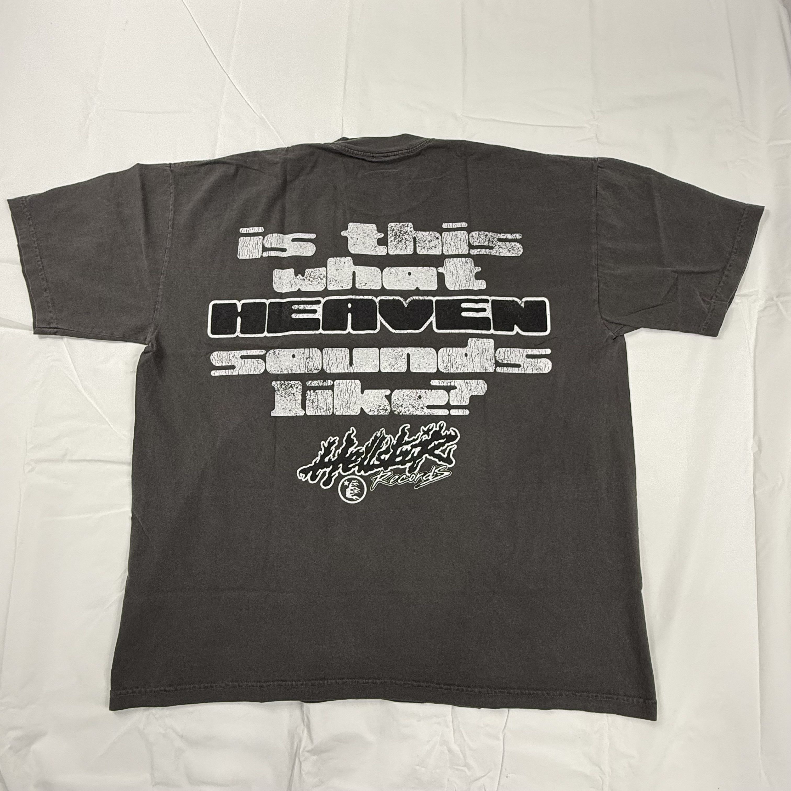 HELLSTAR Hellstar Overseas Fall 2023 Exclusive Washed Black Tee Size US XXL / EU 58 / 5 - 2 Thumbnail
