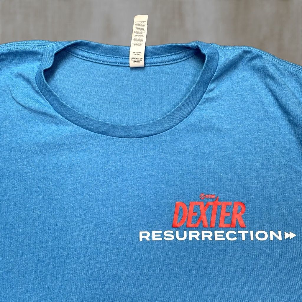Vintage VINTAGE Dexter Showtime Mens Promo T Shirt - Large Blue Size US L / EU 52-54 / 3 - 1 Thumbnail