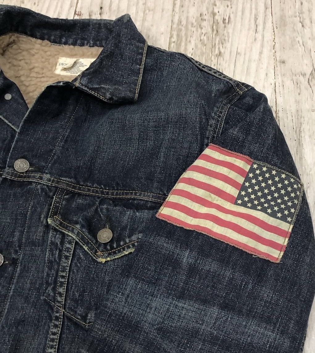 Ralph Lauren Y2K Ralph Lauren Sherpa Denim Jacket Size US XL / EU 56 / 4 - 3 Thumbnail