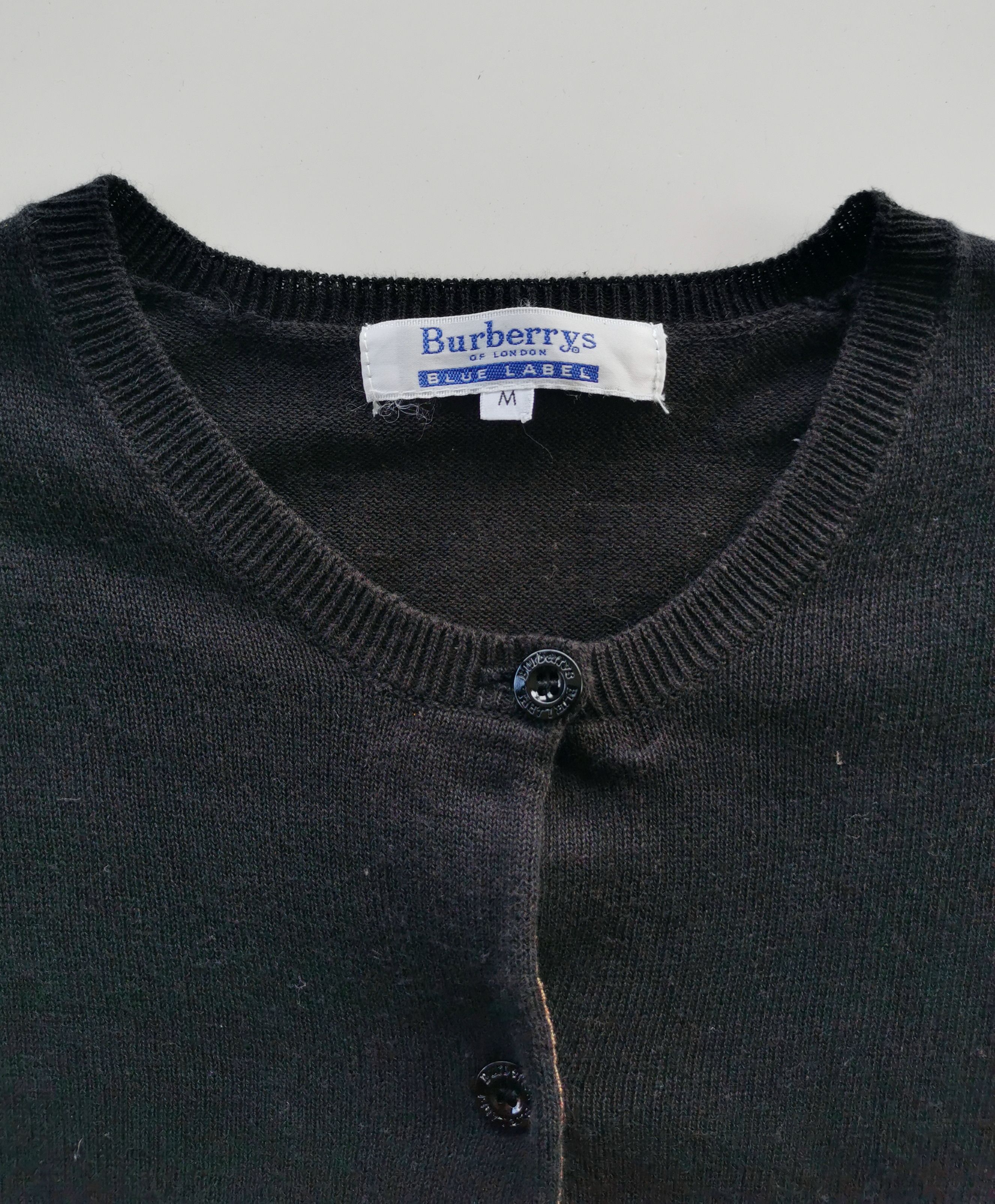 Burberry Vintage Burberrys Short Length Cardigan Size M / US 6-8 / IT 42-44 - 6 Thumbnail