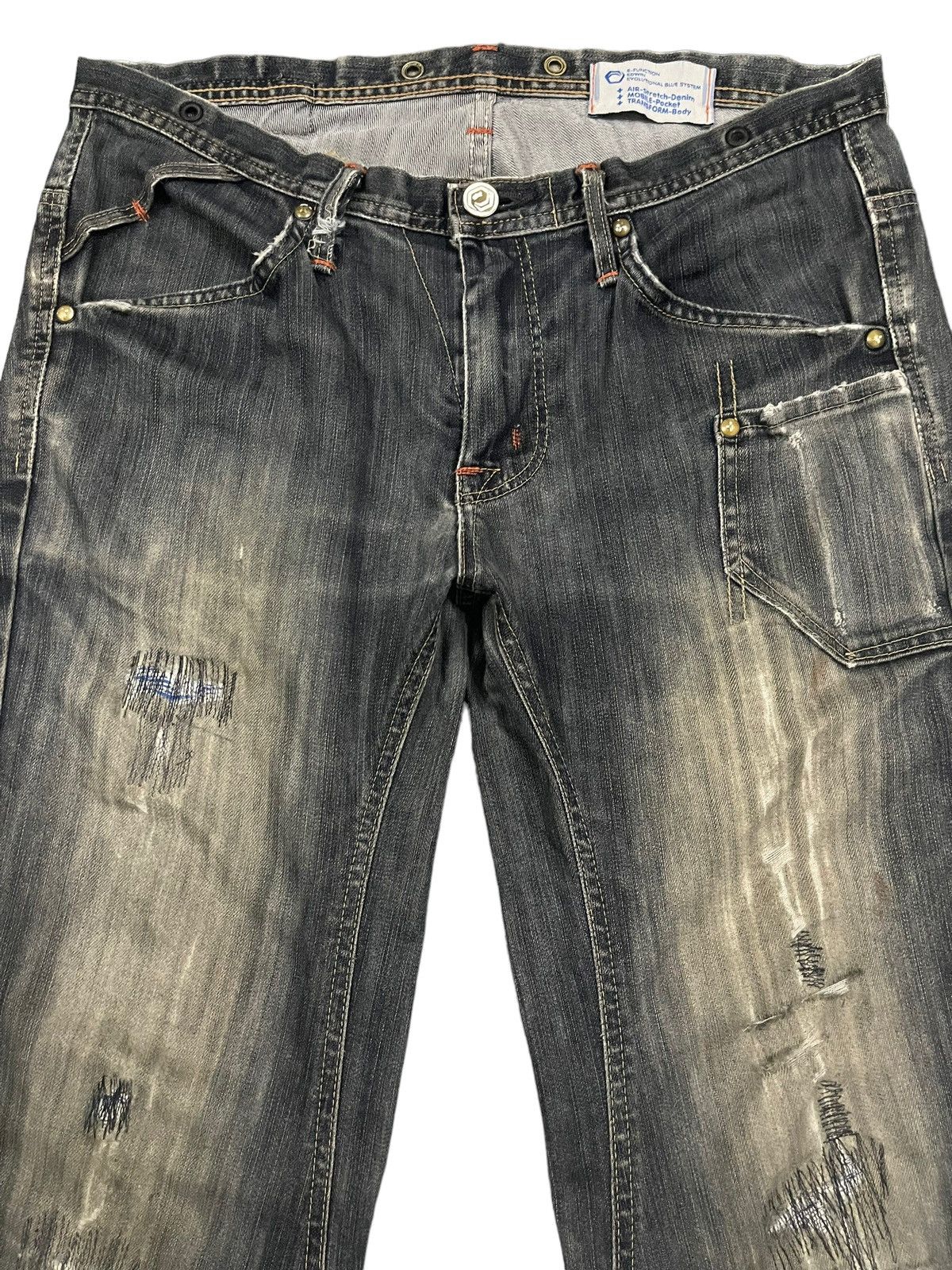 Edwin Vintage Edwin E-Function Faded Wash Style Jeans Size US 32 / EU 48 - 3 Thumbnail