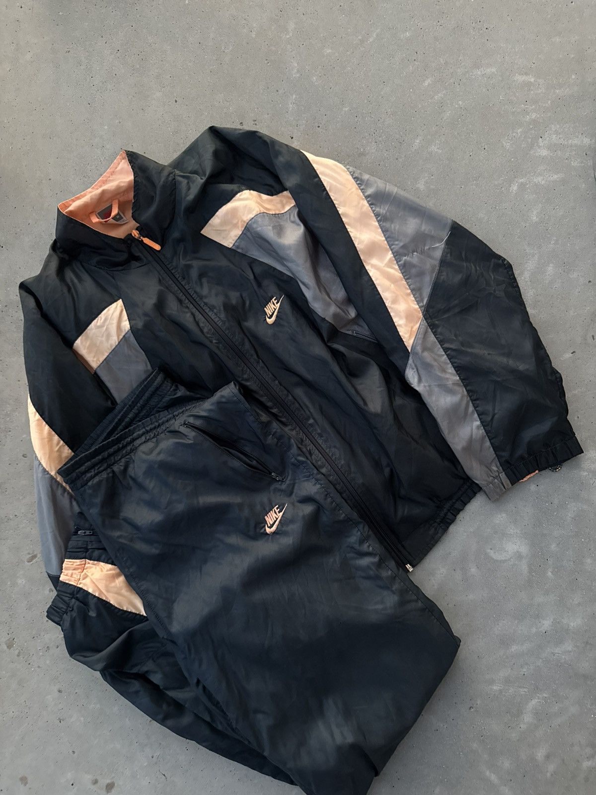 ジャケット・アウター NIKE setup trackjacket pants archive y2k Vintage Set Nike Track Suit streetwear y2k 00s pants jacket