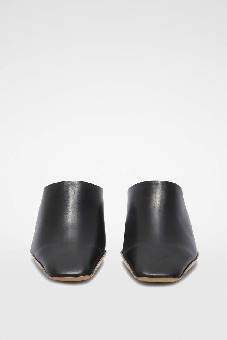 Jil Sander o1w1db10825 Mules in Black Size US 11 / IT 41 - 2 Thumbnail
