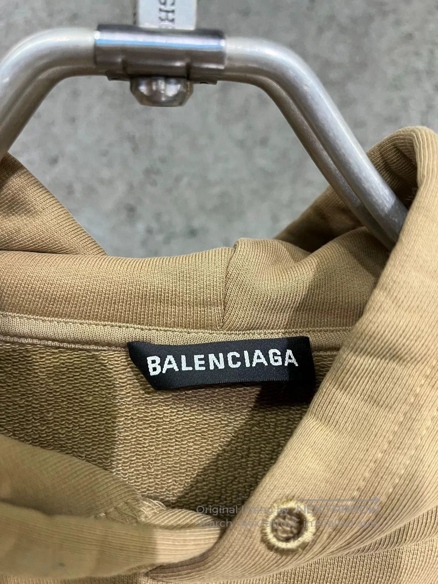 Balenciaga Balenciaga Beige Mailbox Hoodie S. Size US S / EU 44-46 / 1 - 2 Thumbnail