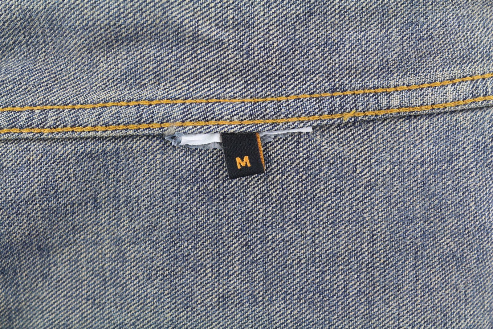 Nudie Jeans M Denim Blue Faded Washed Button-Up Polo Neck Jacket 85884 Size US M / EU 48-50 / 2 - 5 Thumbnail