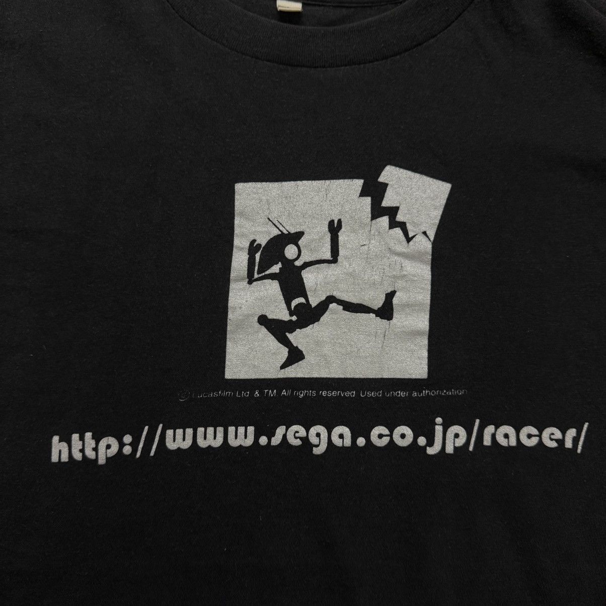 Anime Vintage Star Wars Racer Sega Japan Promo Lucasfilm Tshirt Size US L / EU 52-54 / 3 - 4 Thumbnail