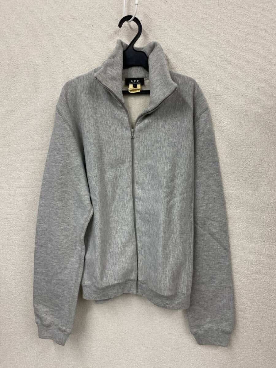 A.P.C. (A.P.C.) Full-Zip Sweat Jacket, Gray, Size 2 Size US M / EU 48-50 / 2 - 1 Thumbnail