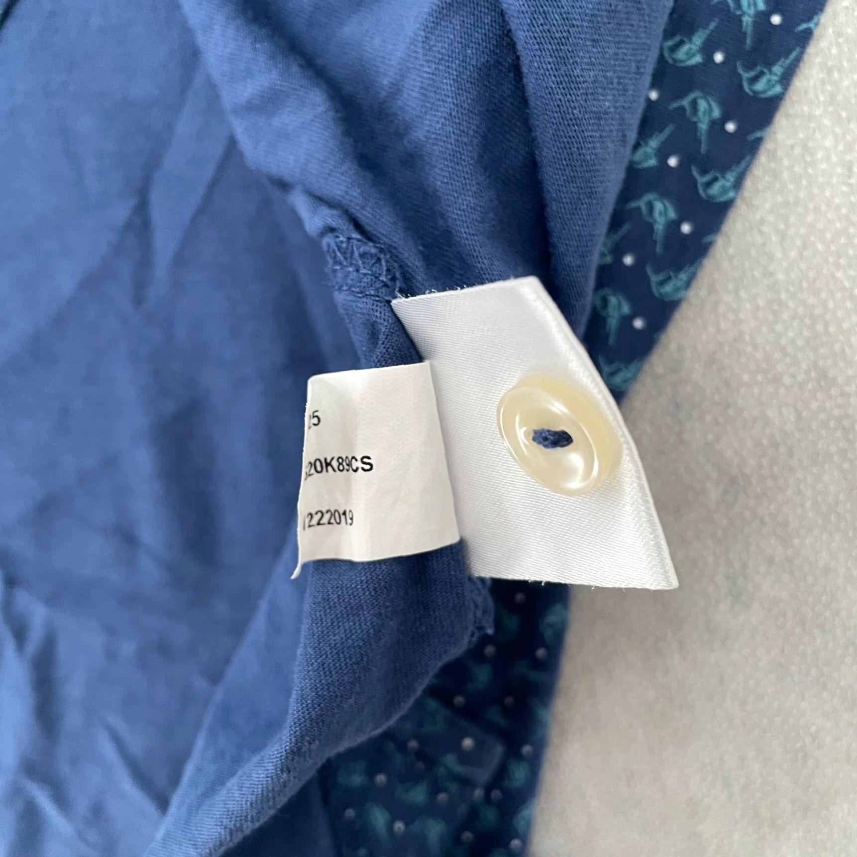 Peter Millar Peter Millar Blue Polo Shirt Adult Large Marlin Fishing Print Golf Casual Mens Size US L / EU 52-54 / 3 - 6 Thumbnail
