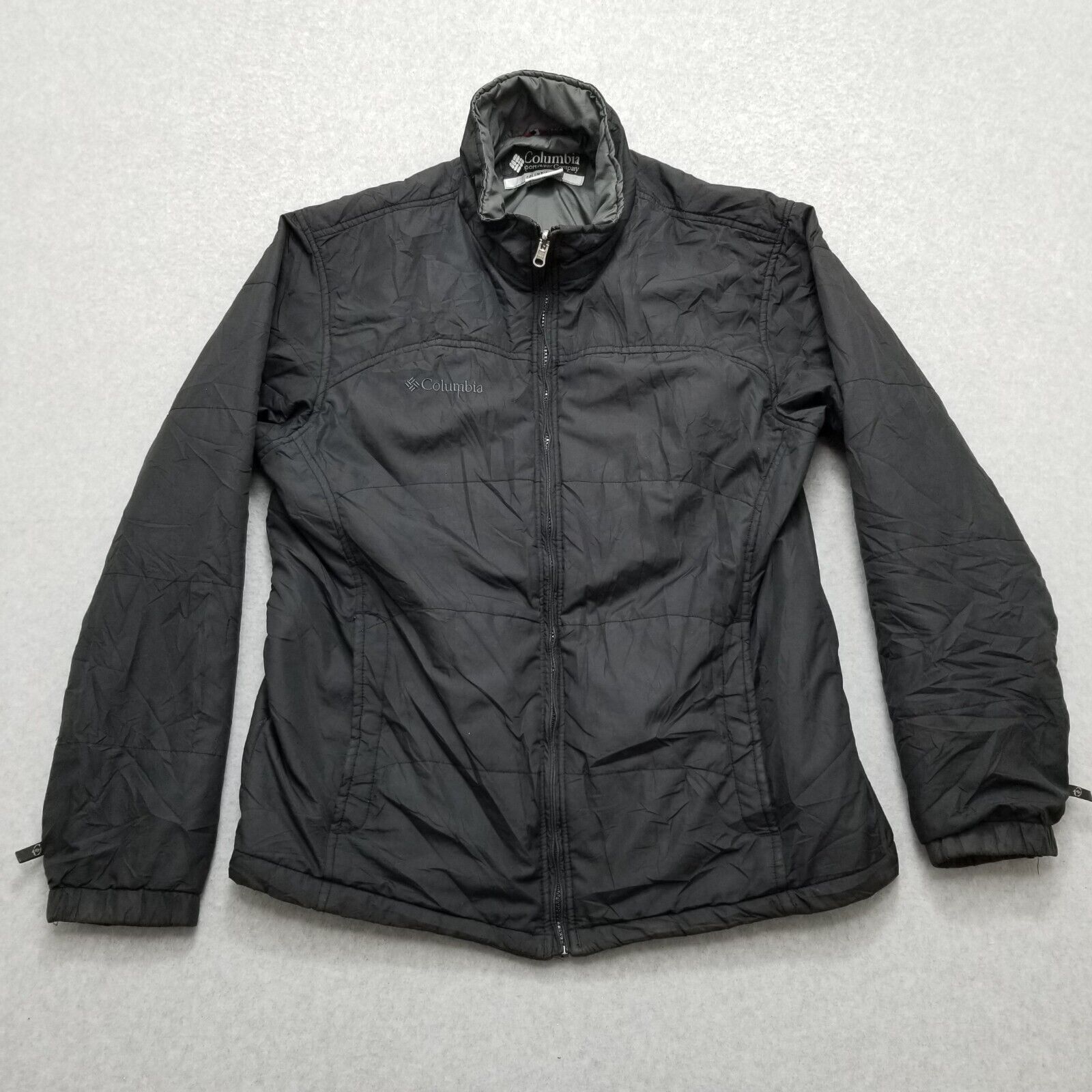 Columbia Columbia Jacket Mens Large Black Full Zip Pockets Logo Size US L / EU 52-54 / 3 - 1 Thumbnail