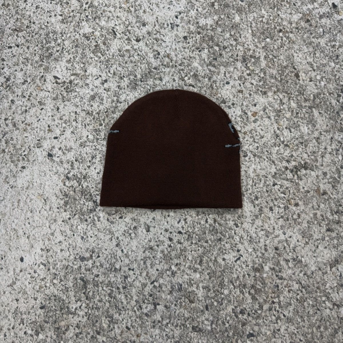 Vintage Vintage Y2K Skull Chain Skully Skull Cap Beanie Size ONE SIZE - 2 Thumbnail