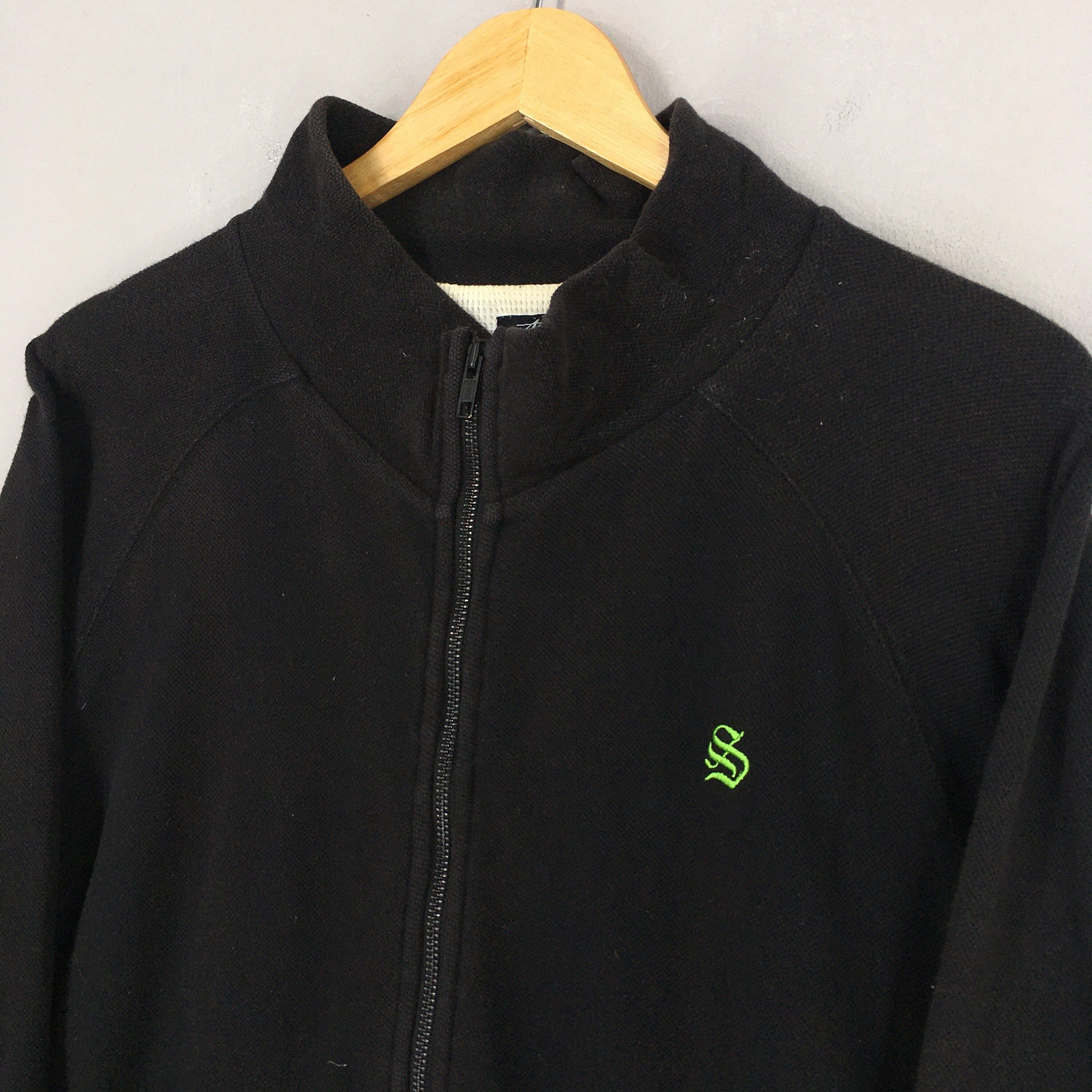 Stussy Vintage 90's Stussy Usa Black Zipper Sweater Large Size US L / EU 52-54 / 3 - 3 Thumbnail