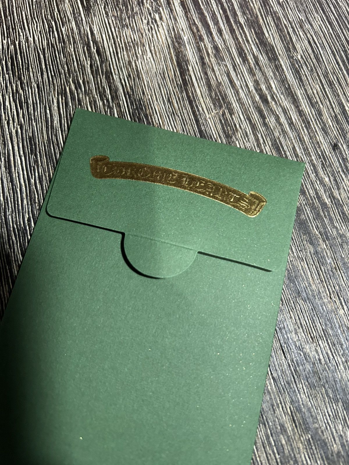 Chrome Hearts Chrome Hearts Green Enveolpe 2025 Size ONE SIZE - 3 Thumbnail