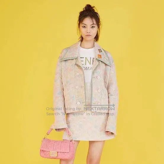Fendi Fendi Dreamy Colored Cotton Jacket Size XS / US 0-2 / IT 36-38 - 1 Thumbnail