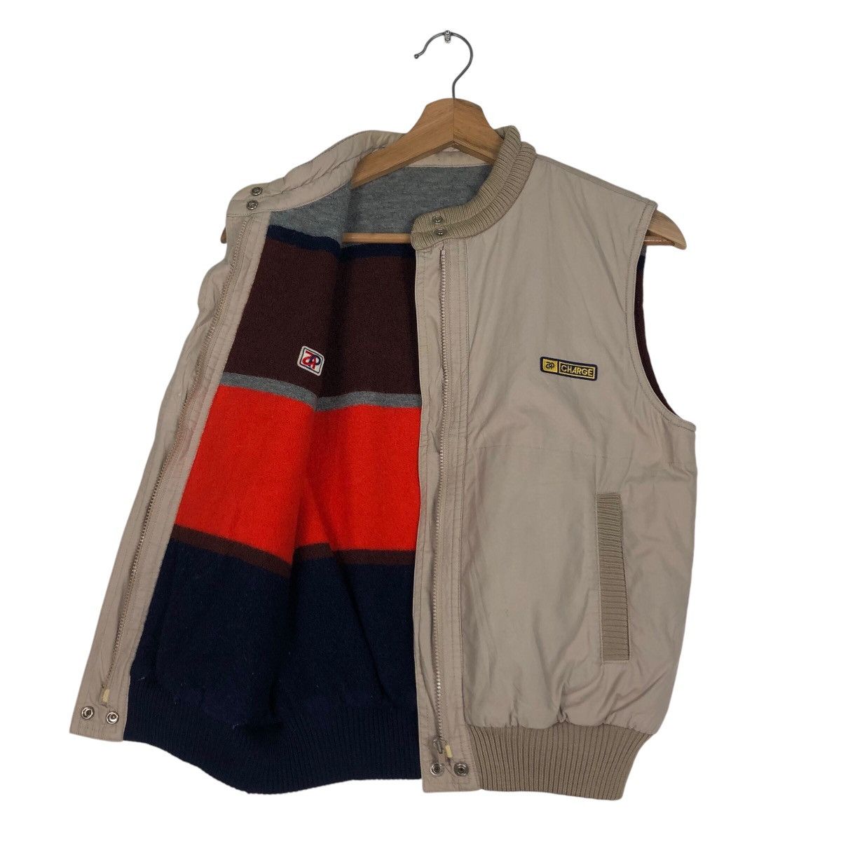 Japanese Brand 📌Vintage Reversible Biker Vest Arnold Palmer Blanket Design Size US S / EU 44-46 / 1 - 12 Thumbnail