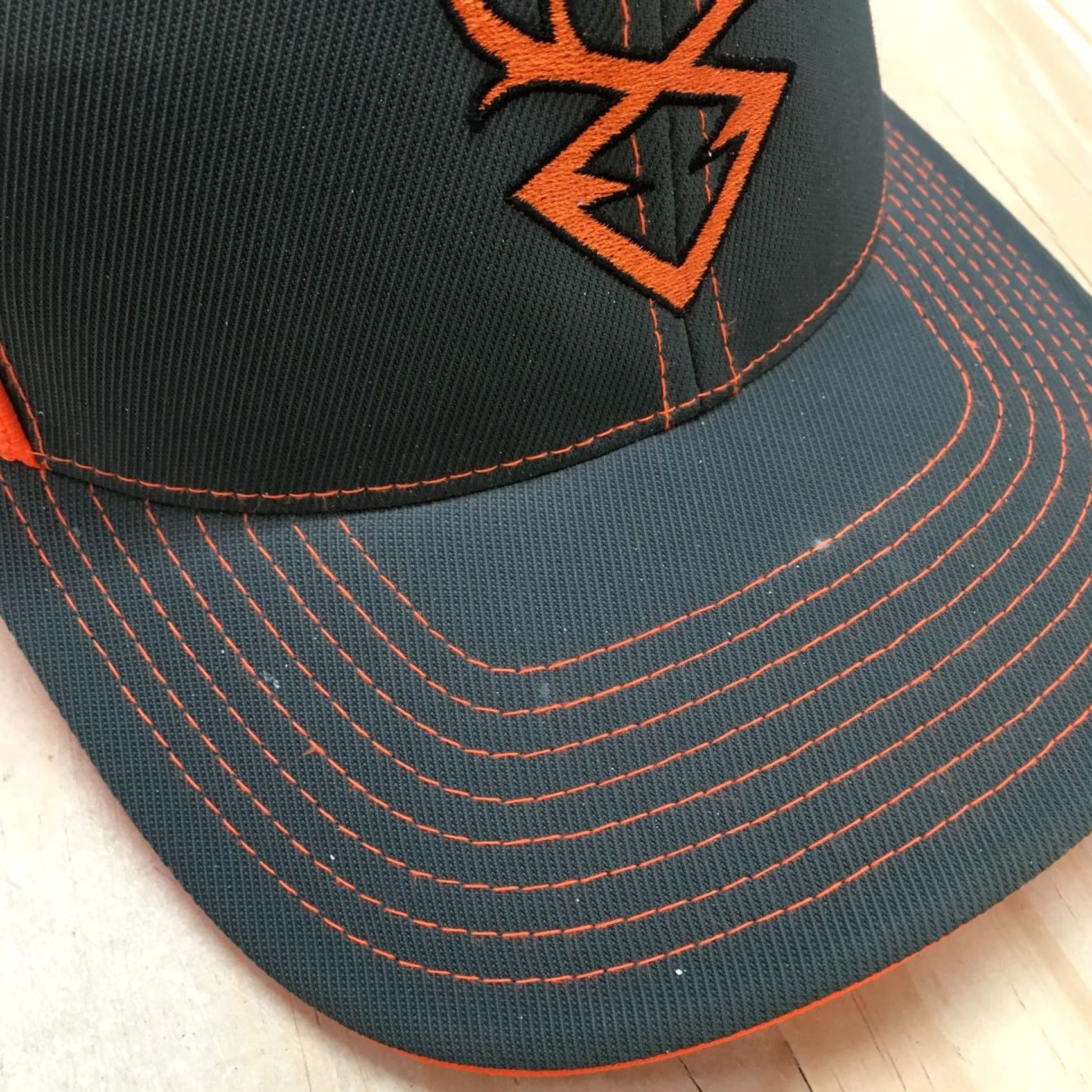 Vintage Greiner Pacific Headwear Trucker Hat Mens Orange L-XL Adjustable Curved Brim Size ONE SIZE - 4 Thumbnail