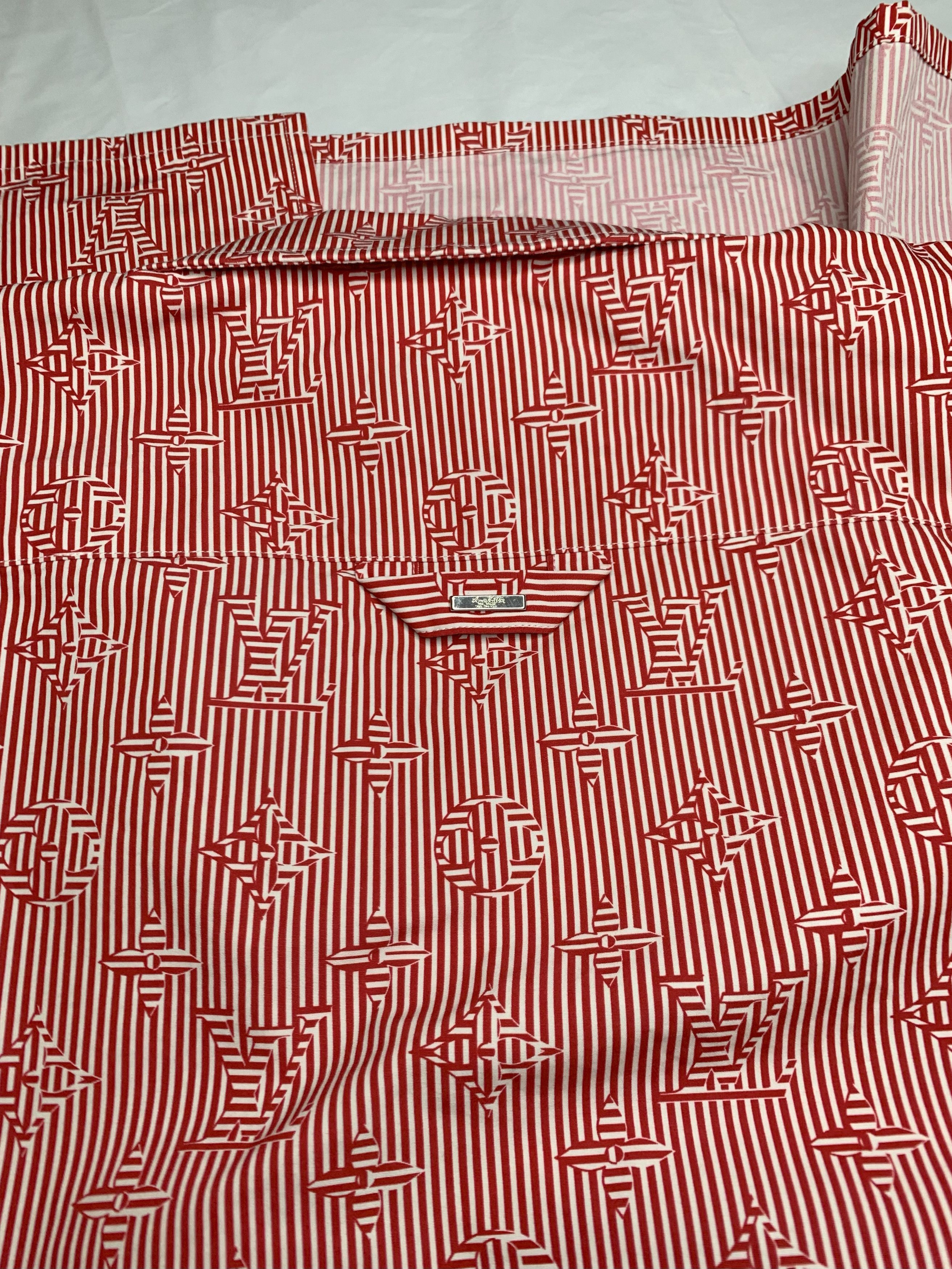 Louis Vuitton LV Signature Stripe Monogram Shirt (M) Size US M / EU 48-50 / 2 - 10 Thumbnail