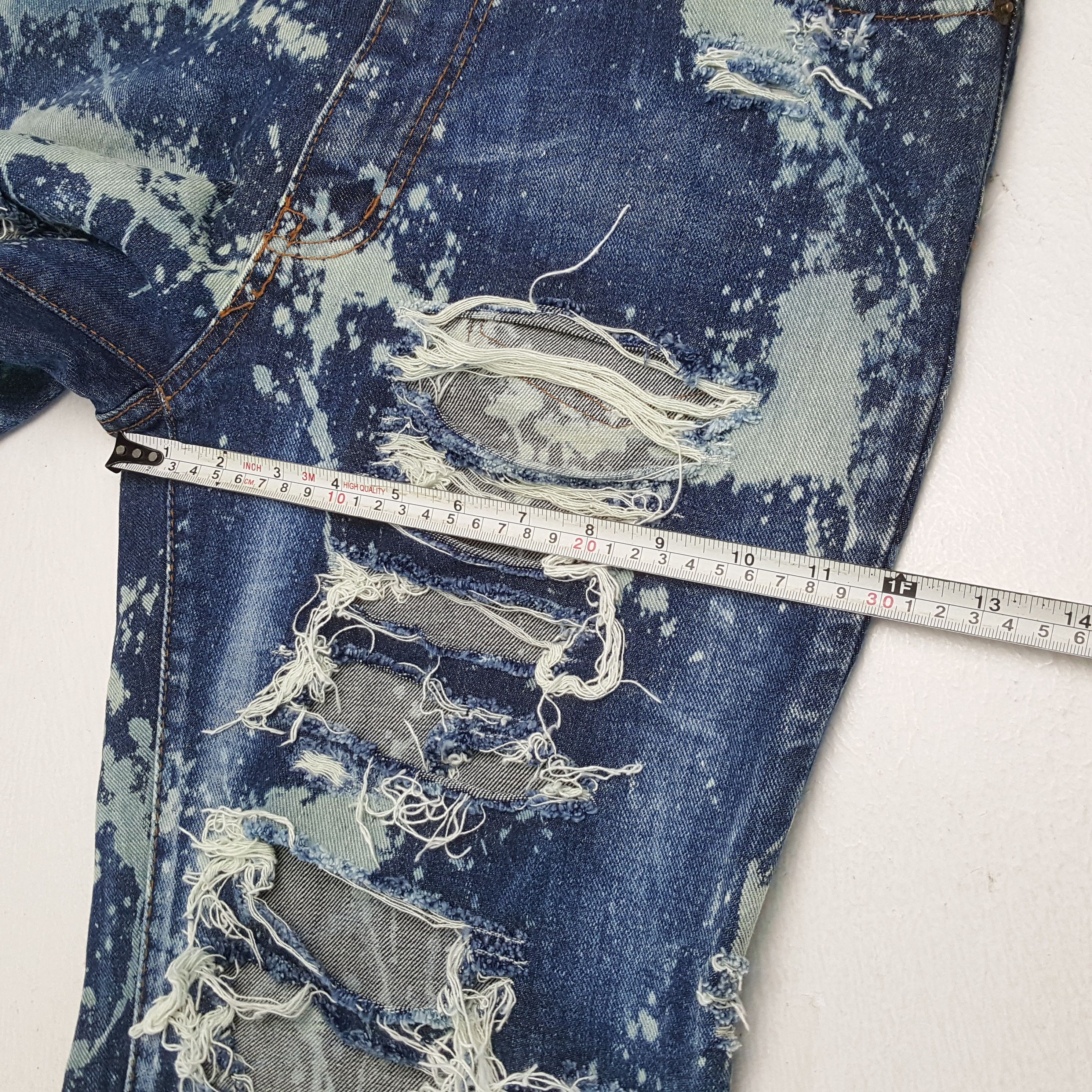 Vintage DENIM EXCHANGE Rare Fashion Style Distressed Jeans Size US 32 / EU 48 - 9 Thumbnail