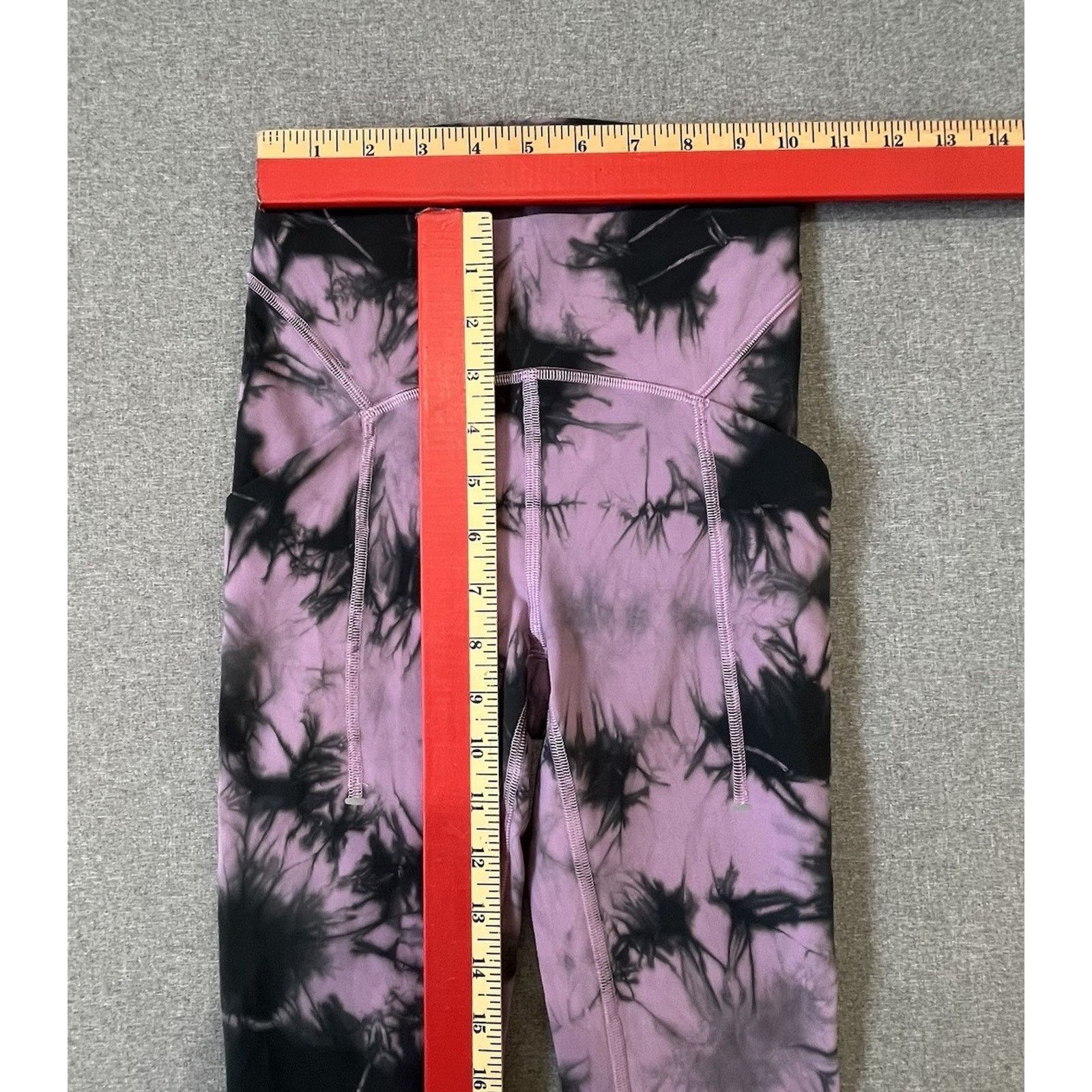 Lululemon Lululemon Power Thru High-Rise Tight Purple Tie Dye Size 2 Size 26" / US 2 / IT 38 - 5 Thumbnail