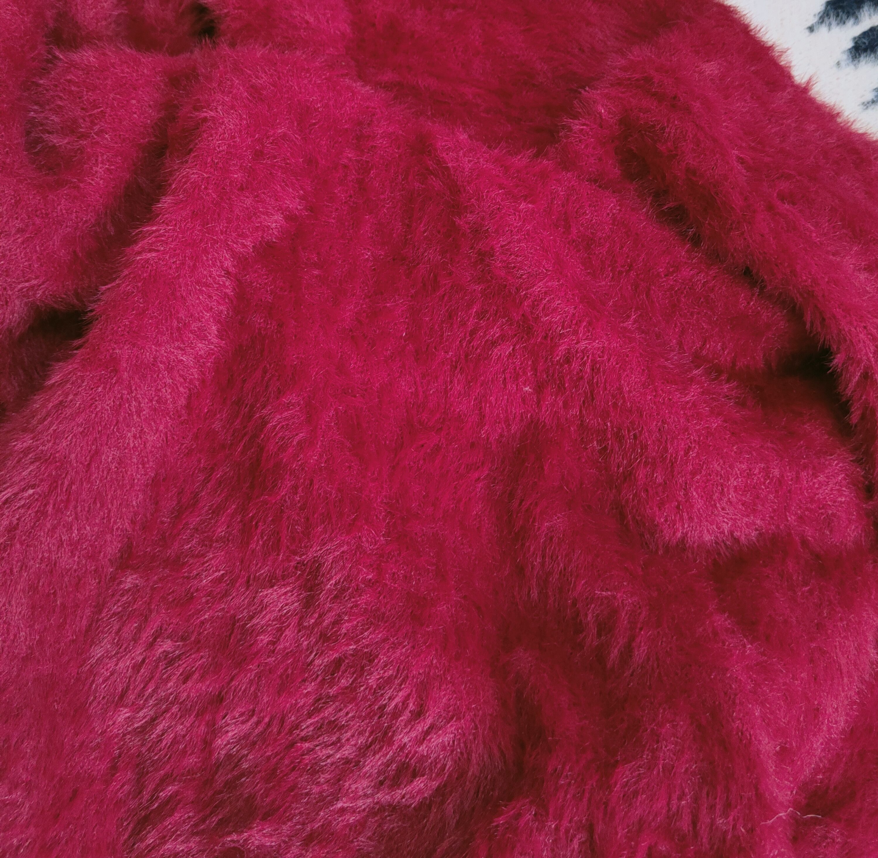 Homespun Knitwear Earth Music & Ecology Maroon Fur Mohair Knitwear #S2078 Size US M / EU 48-50 / 2 - 10 Thumbnail
