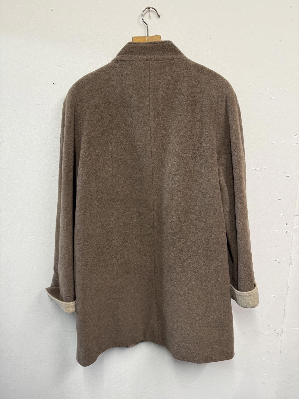 Other BHS Taupe Wool Blend Coat Size UK 16 EUR 44 Size XL / US 12-14 / IT 48-50 - 5 Thumbnail