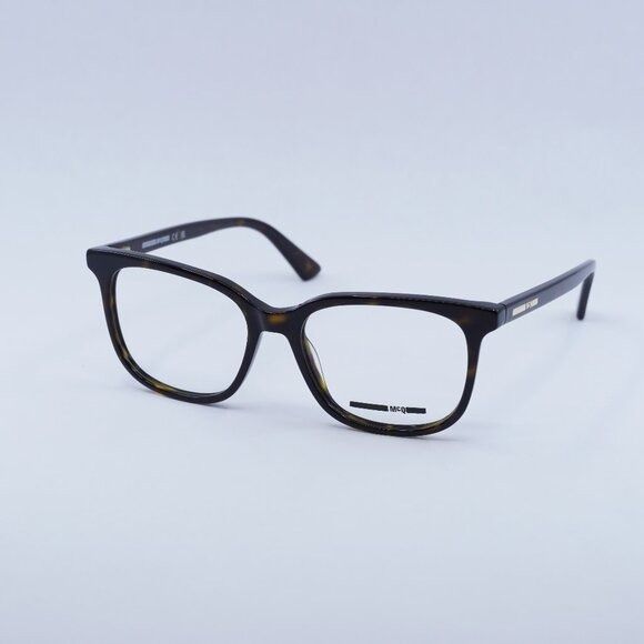 McQ Alexander McQueen McQ by Alexander McQueen MQ0276O 002 Eyeglasses Havana 52mm Size ONE SIZE - 1 Thumbnail