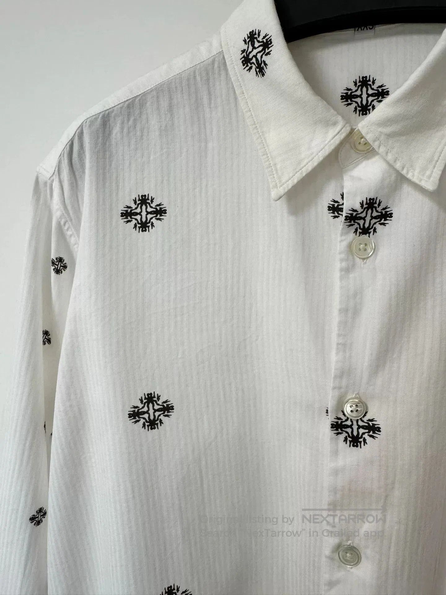 Ann Demeulemeester Ann Demeulemeester SS13 Zen Pattern Shirt. Size XXS / US 00 / IT 34 - 3 Thumbnail