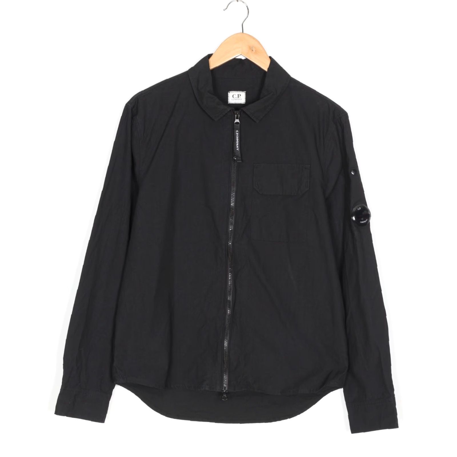 Vintage C.P. COMPANY Overshirt Jacket Men M Black Full Zip MJ6183 Size US M / EU 48-50 / 2 - 2 Thumbnail
