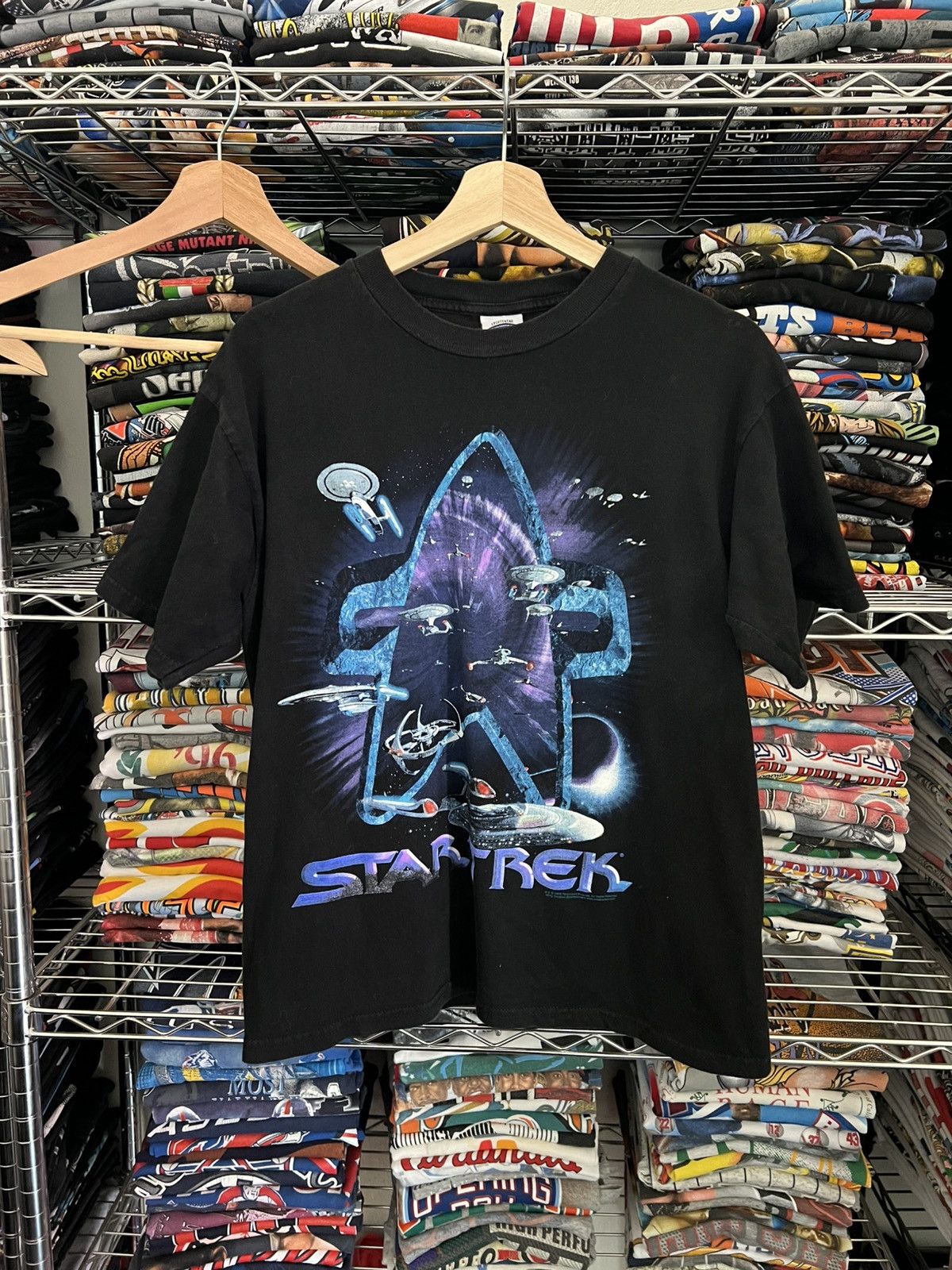 Vintage 1999 Star Trek Promo Movie Cygnus Tee Size US M / EU 48-50 / 2 - 1 Thumbnail